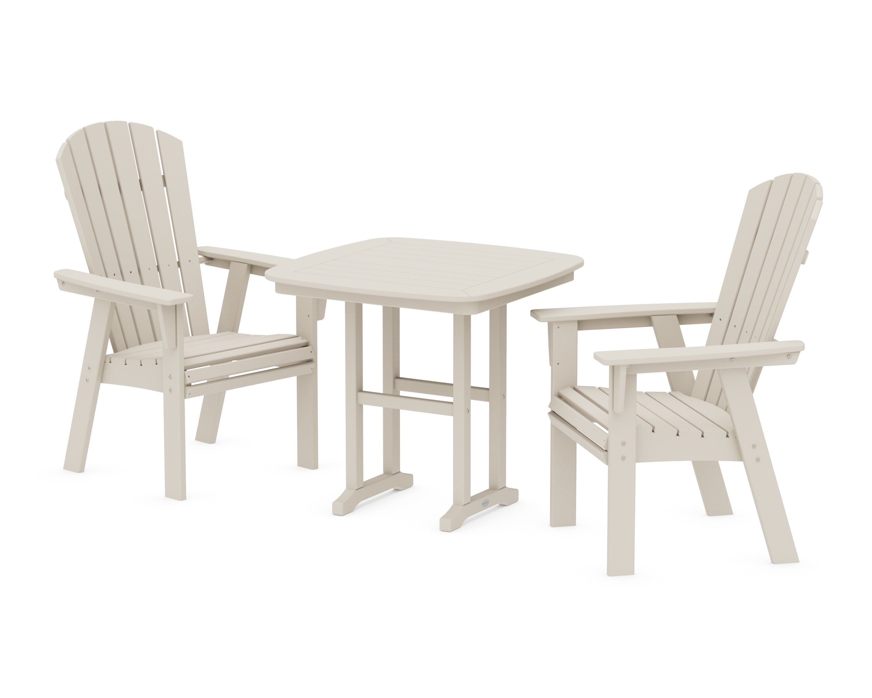 Nautical Adirondack 3-Piece Dining Set in Sand