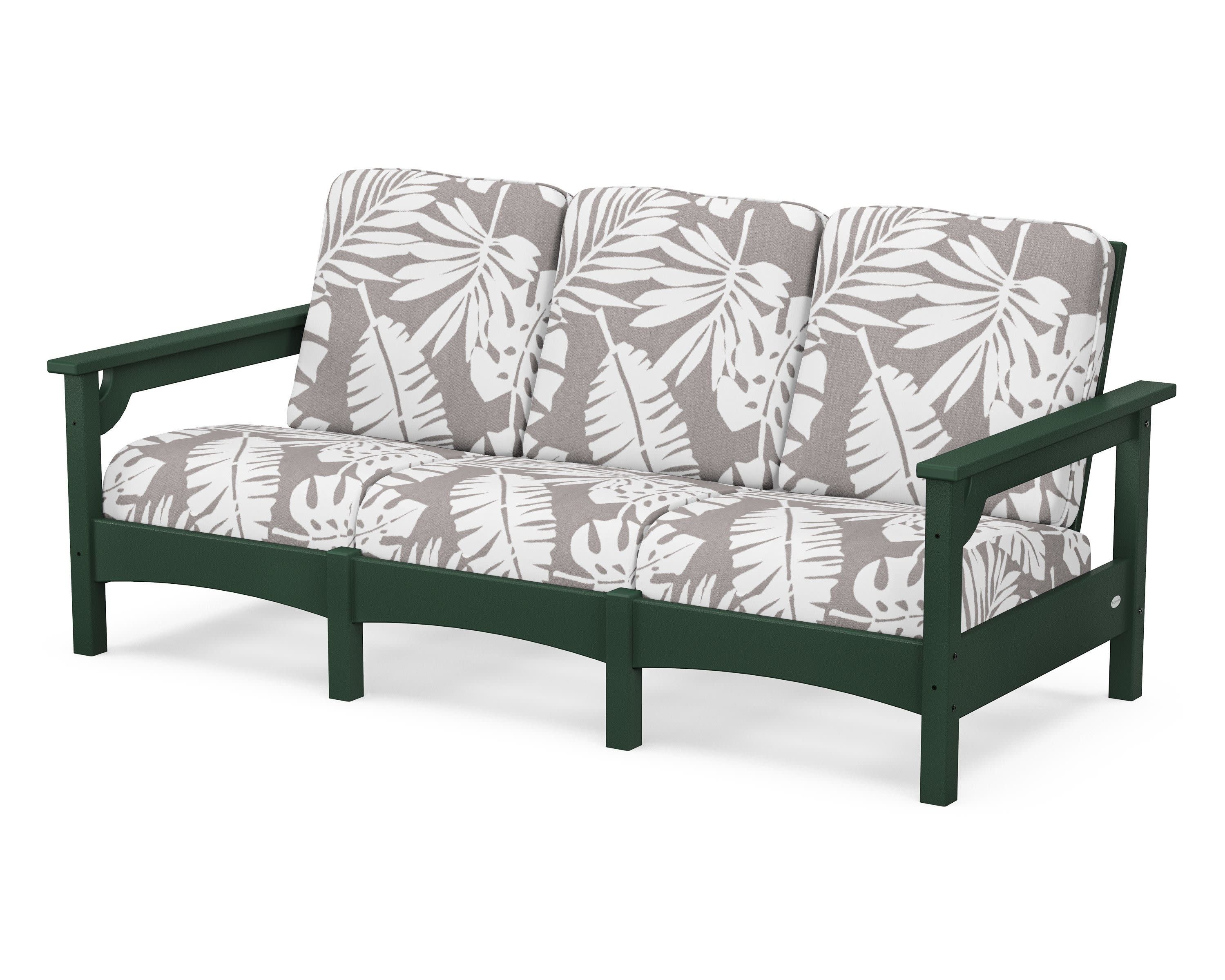 Club Sofa in Green / Leaf Grey Mist