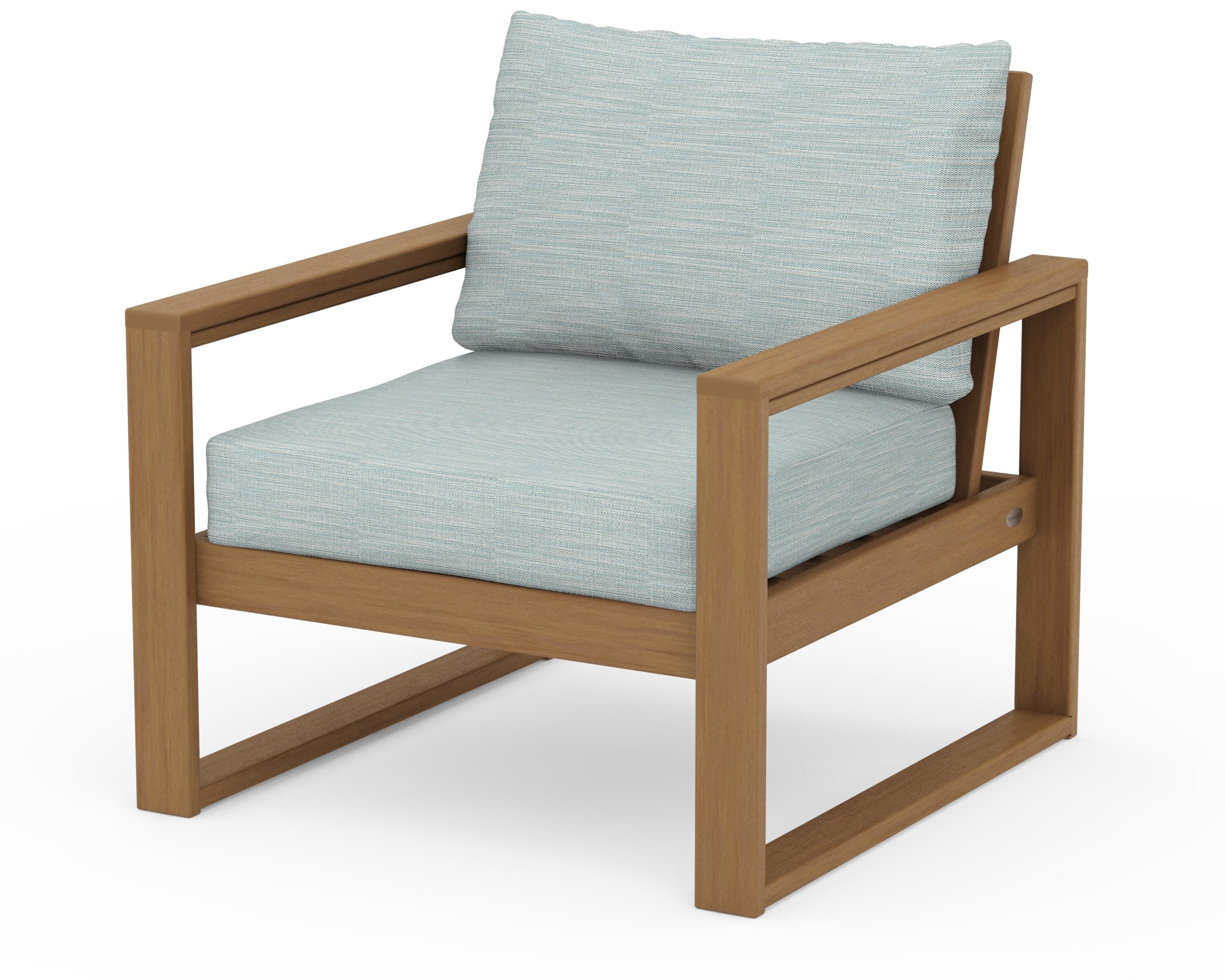 EDGE Club Chair in Natural / Soothe Mist