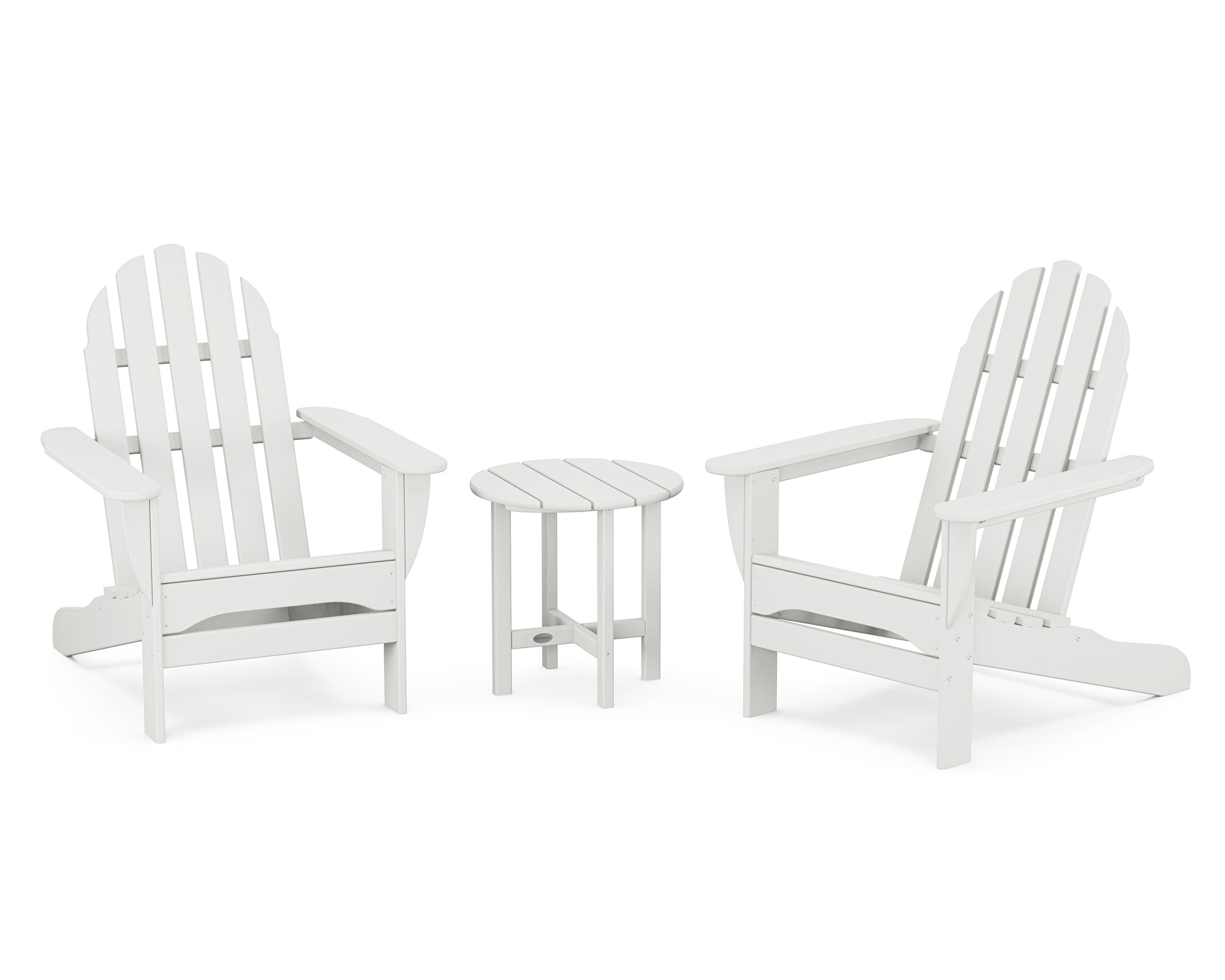 Classic Adirondack 3-Piece Set in White