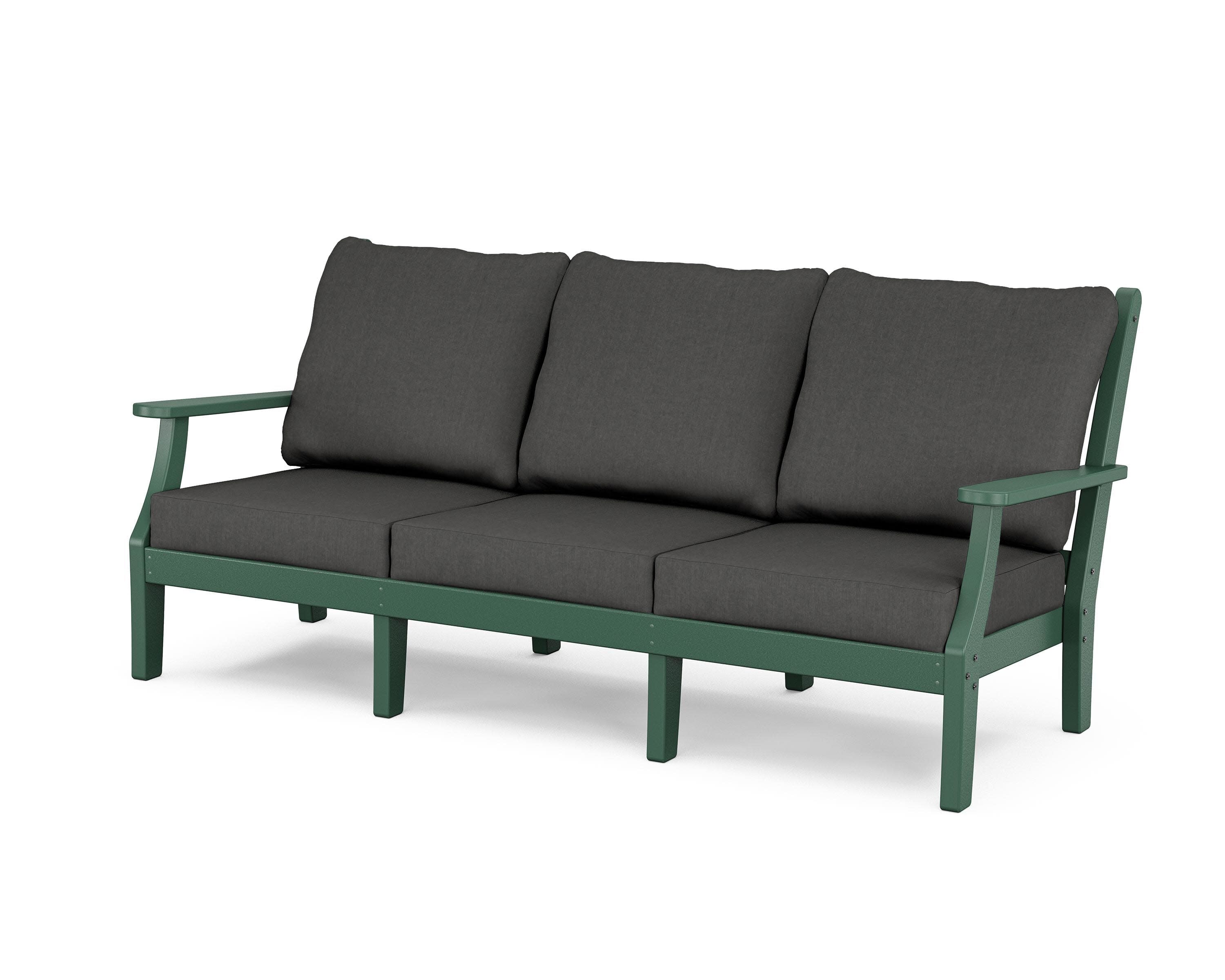 Wovendale Deep Seating Sofa in Green / Spectrum Carbon