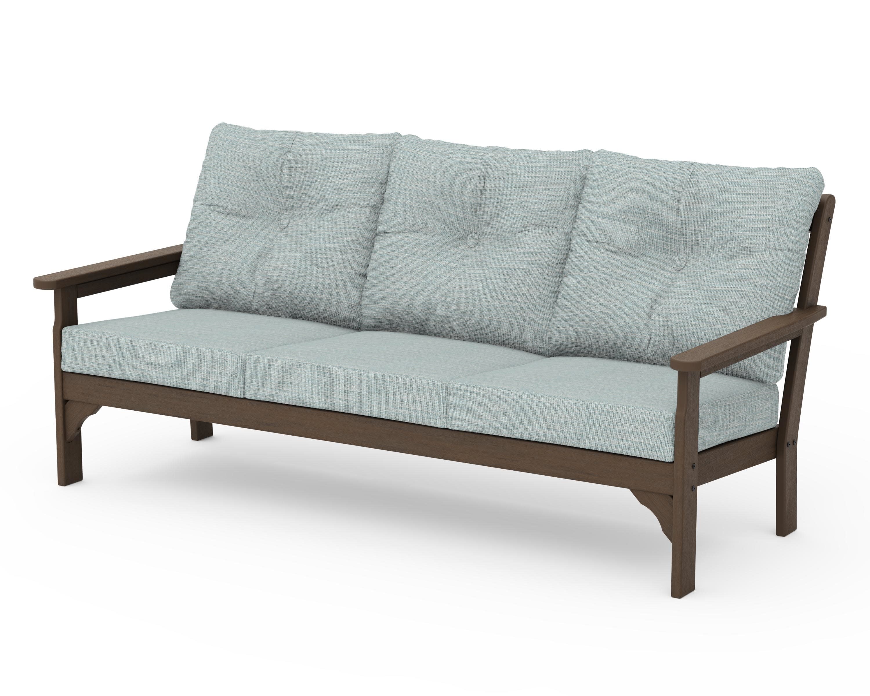 Vineyard Deep Seating Sofa in Kona / Soothe Mist