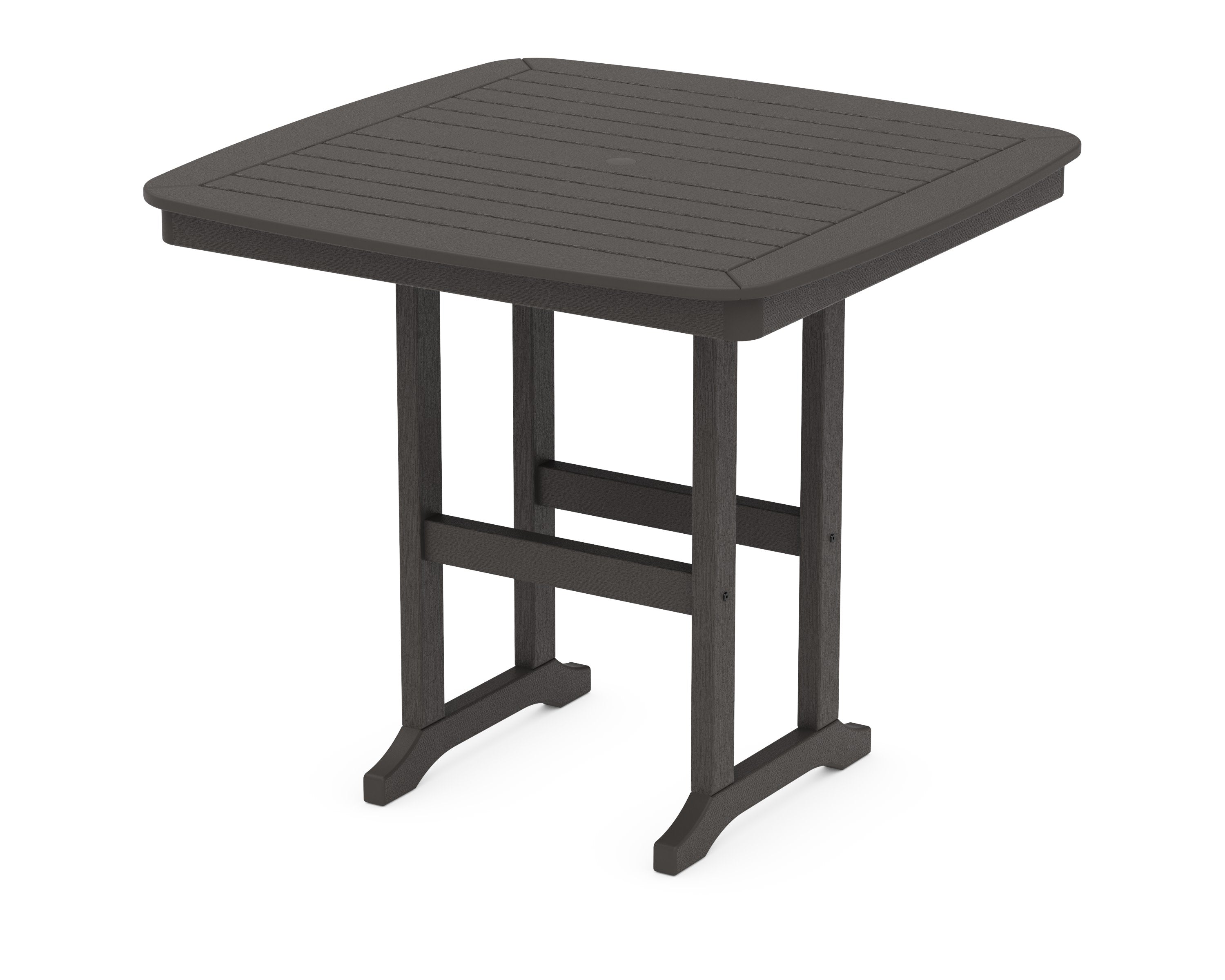 Nautical 44" Counter Table in Vintage Coffee