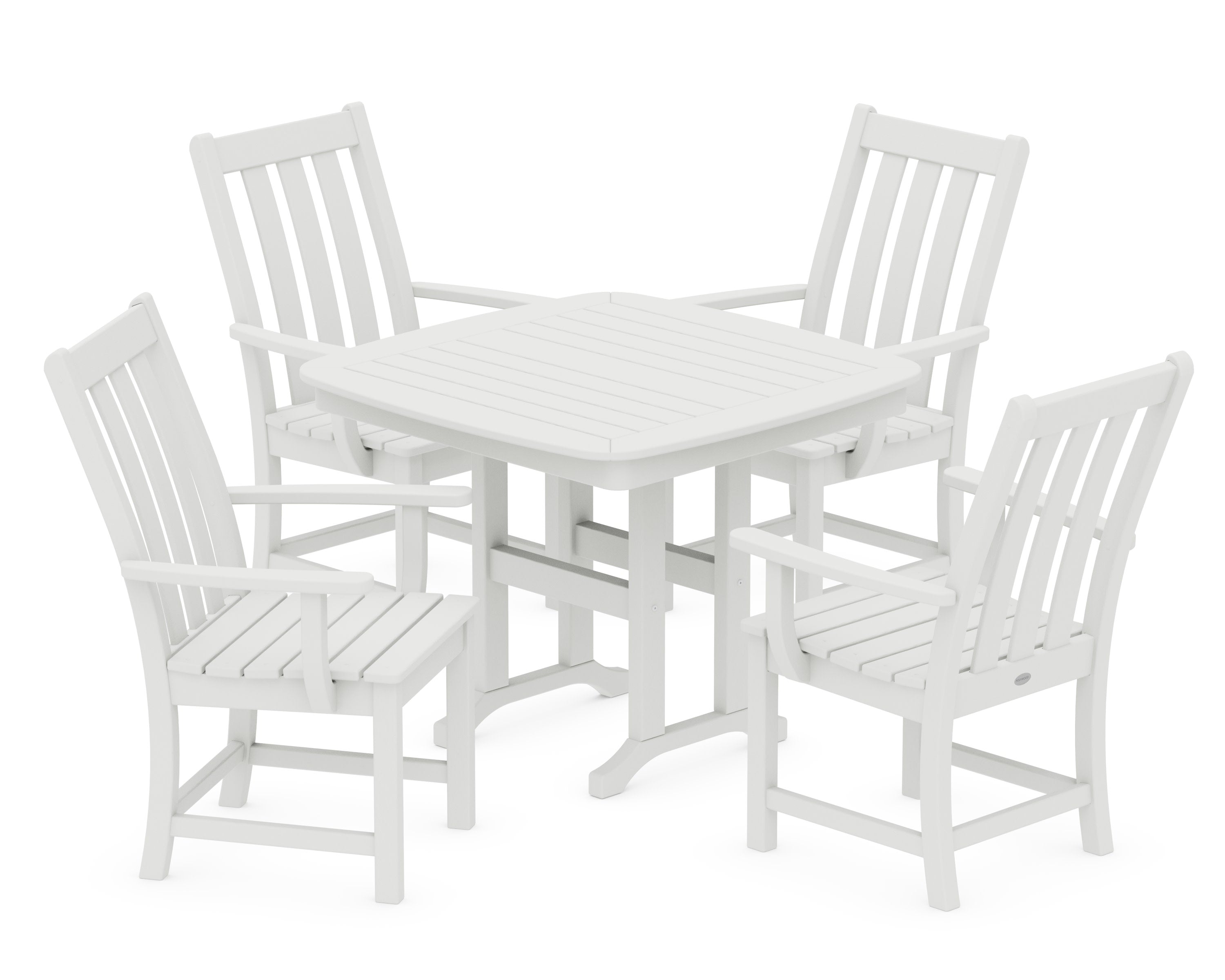 Vineyard 5-Piece Dining Set in Vintage White