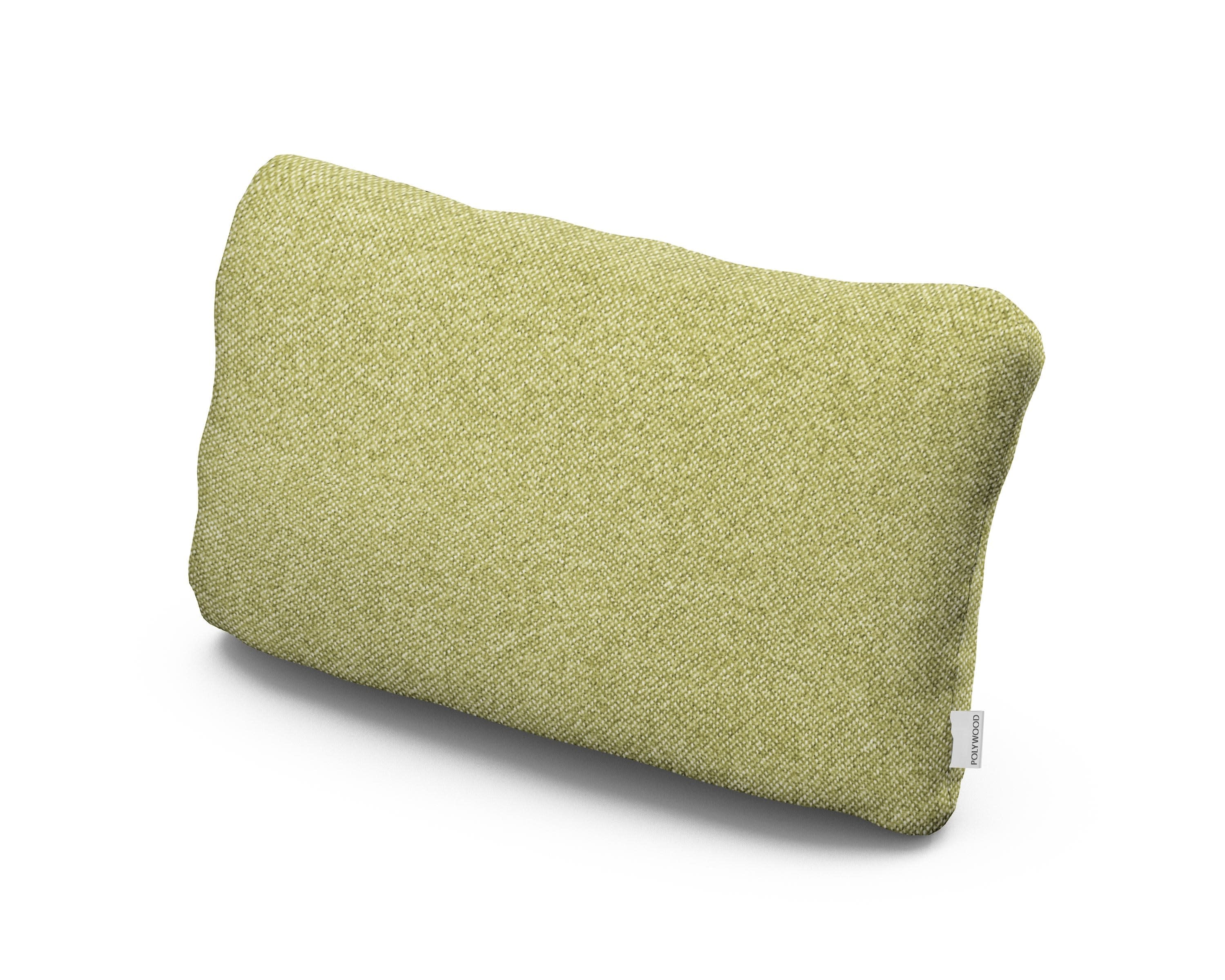 Outdoor Lumbar Pillow in Chartreuse Boucle