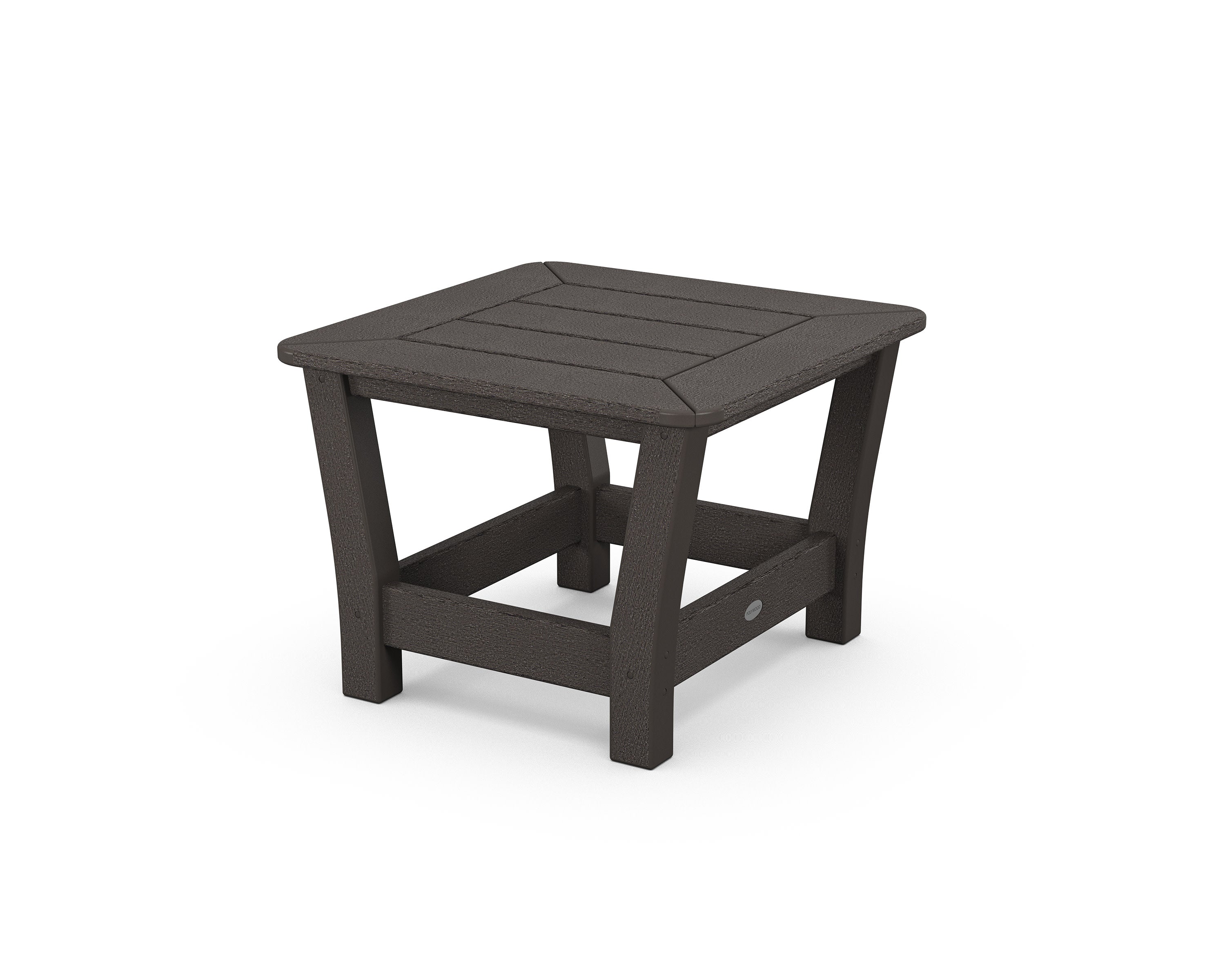 Harbour Slat End Table in Vintage Coffee
