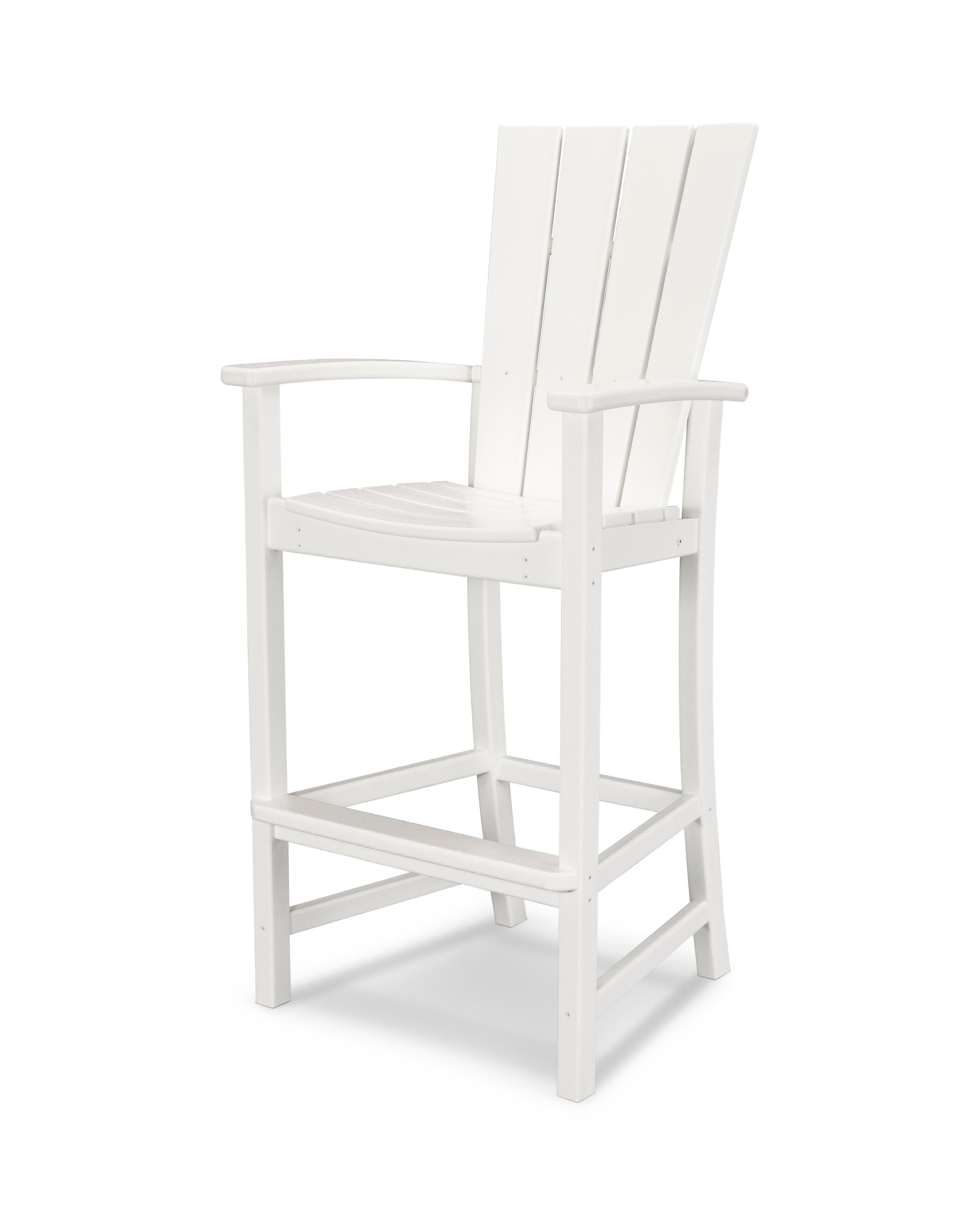 Quattro Adirondack Bar Chair in White