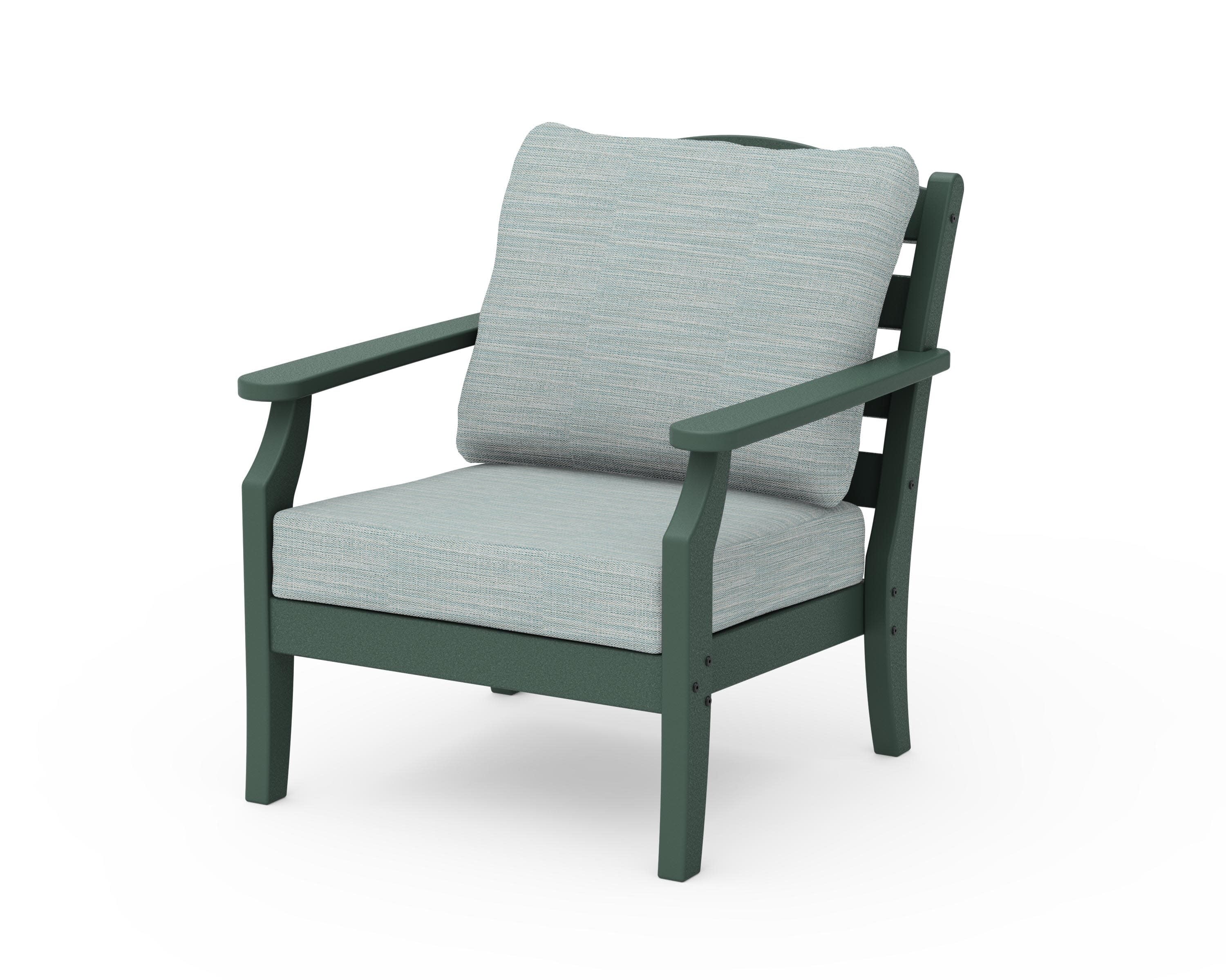 Savannah Deep Seating Chair in Green / Soothe Mist