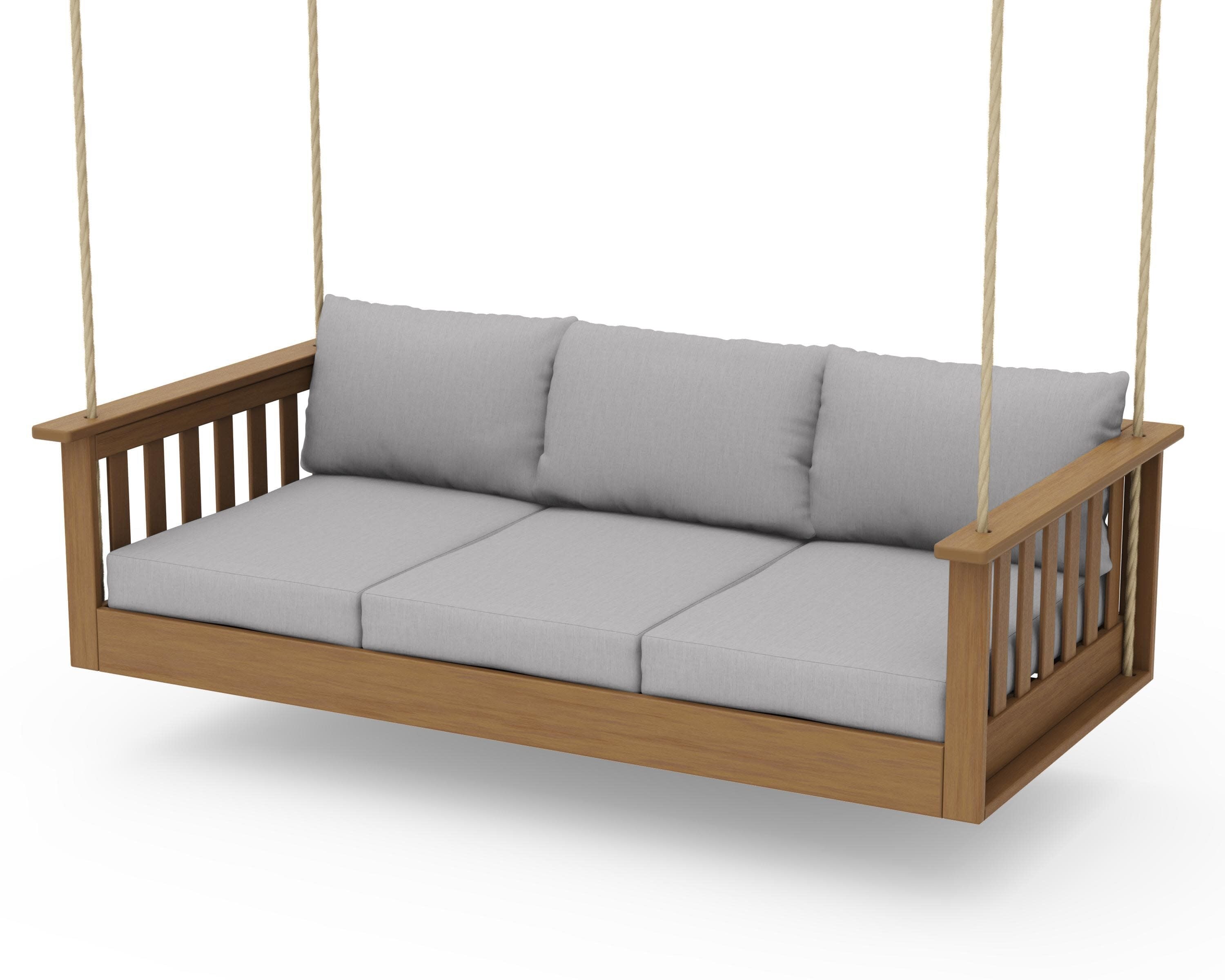 Vineyard Daybed Swing in Natural / Granite