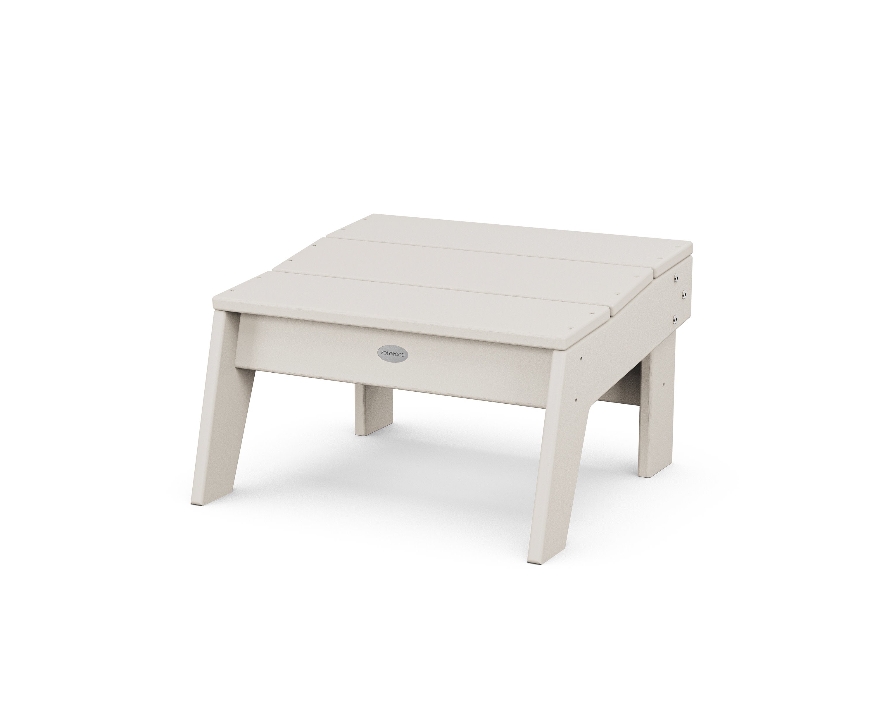 Modern Studio Ottoman in Sand