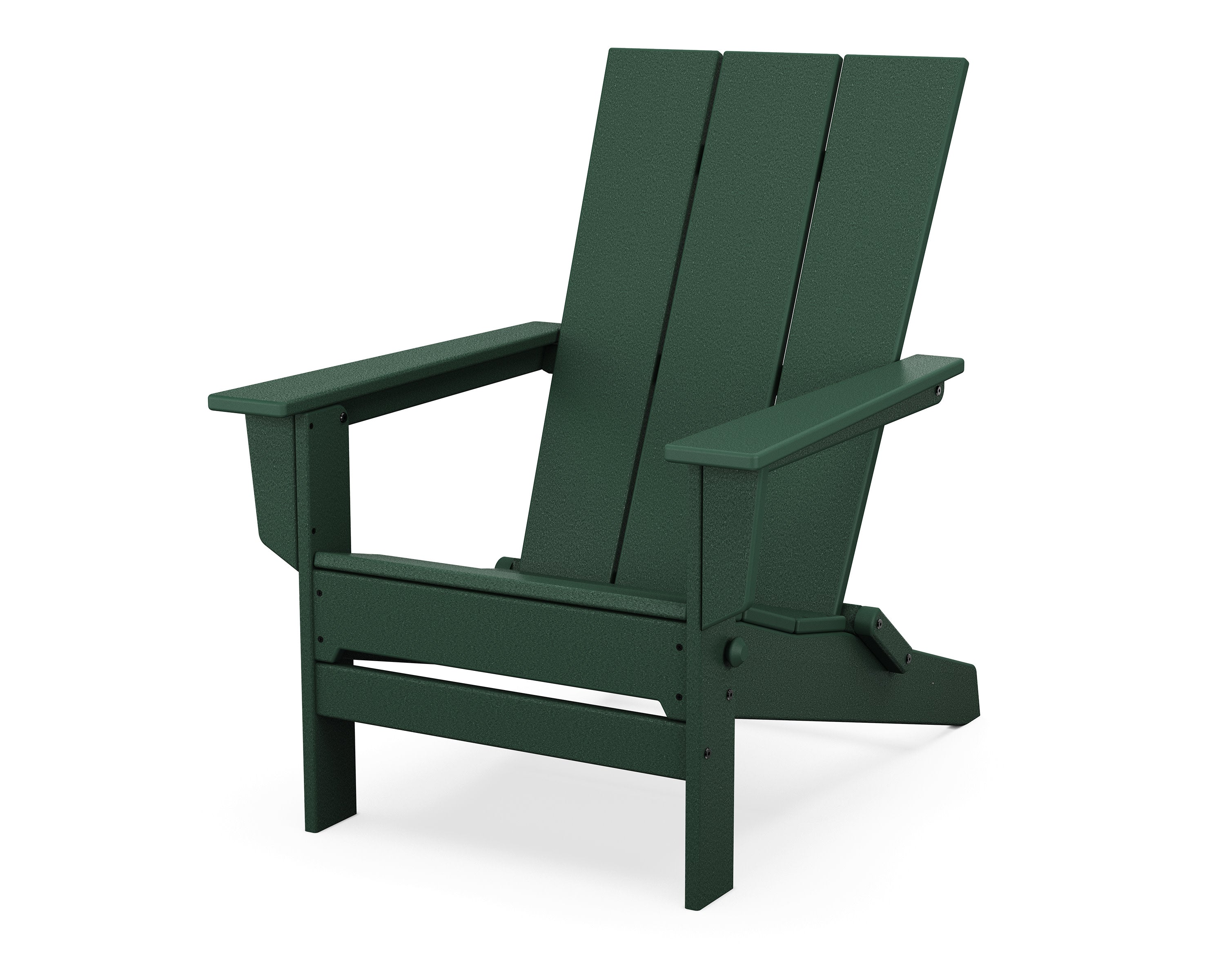 Modern Studio Folding Adirondack Chair in Green