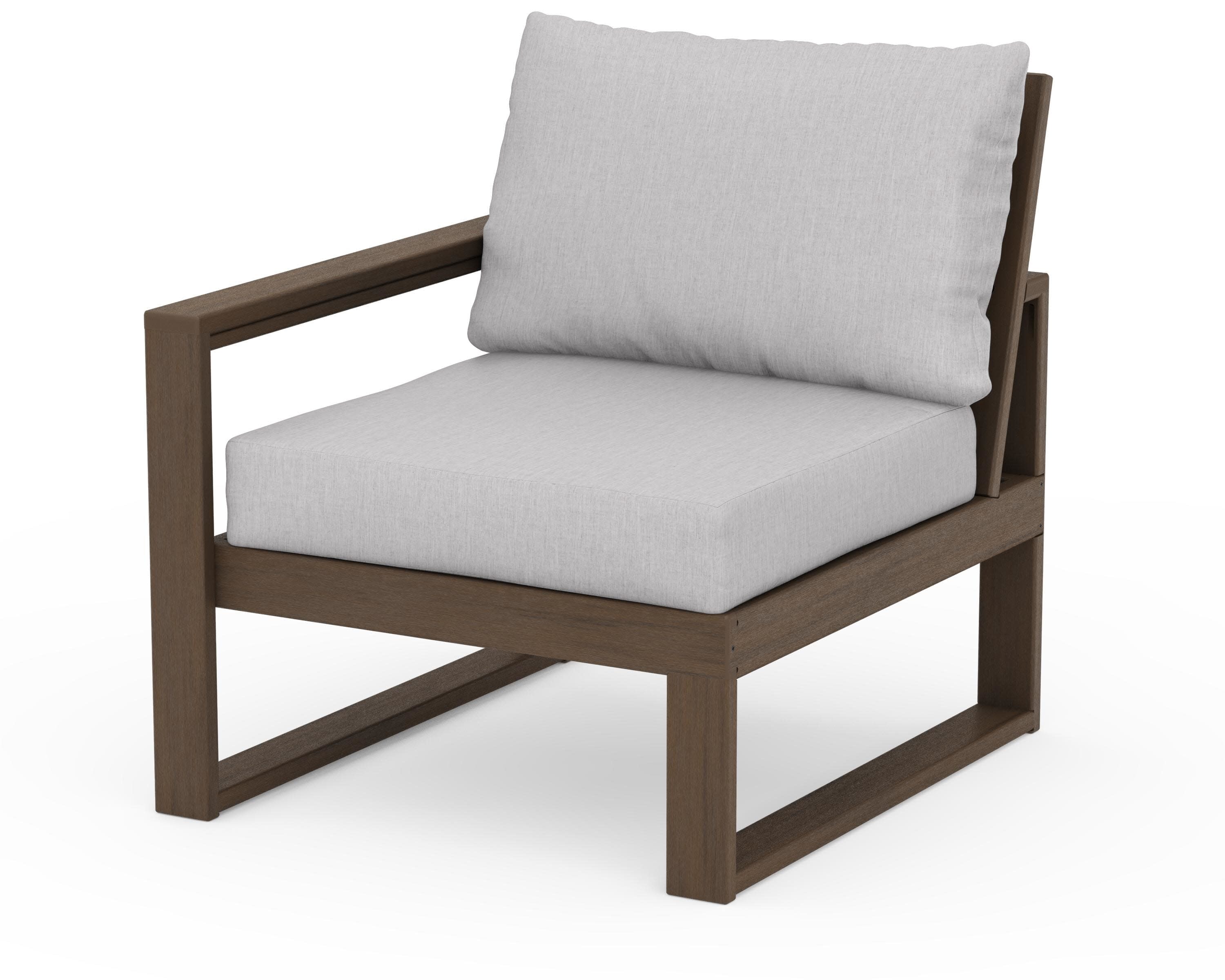 EDGE Modular Left Arm Chair in Kona / Granite