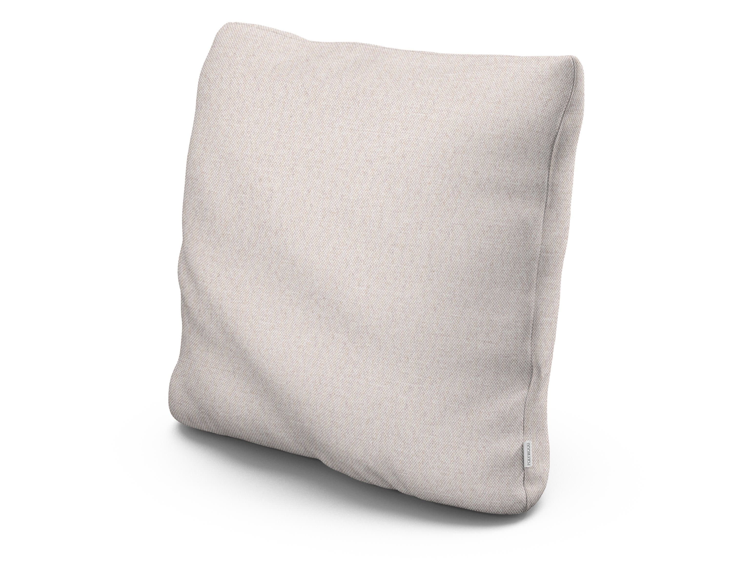 20" Outdoor Throw Pillow in Dune Burlap