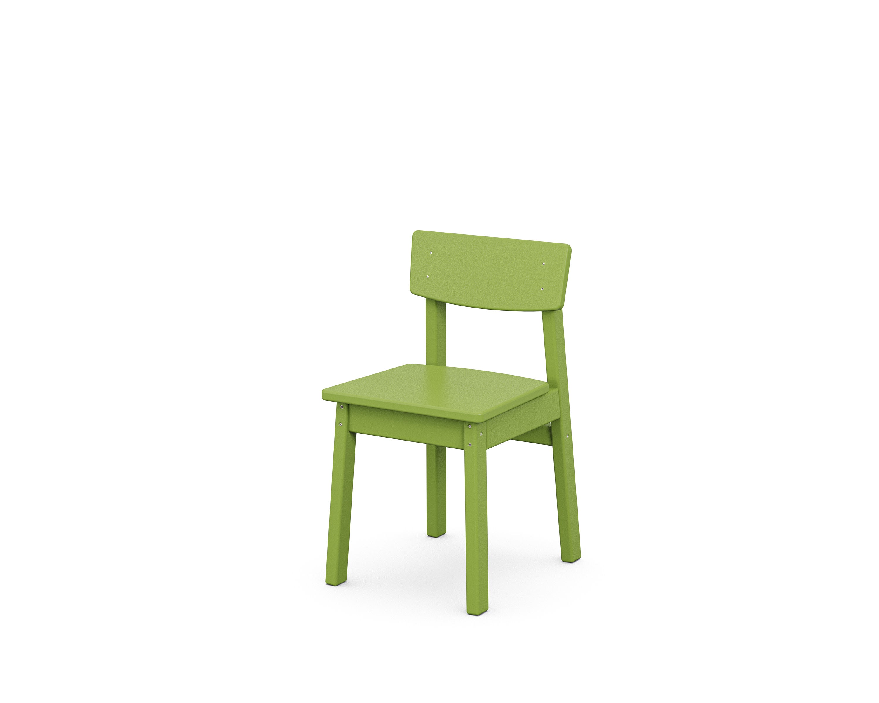 Kids Modern Studio Dining Chair in Lime