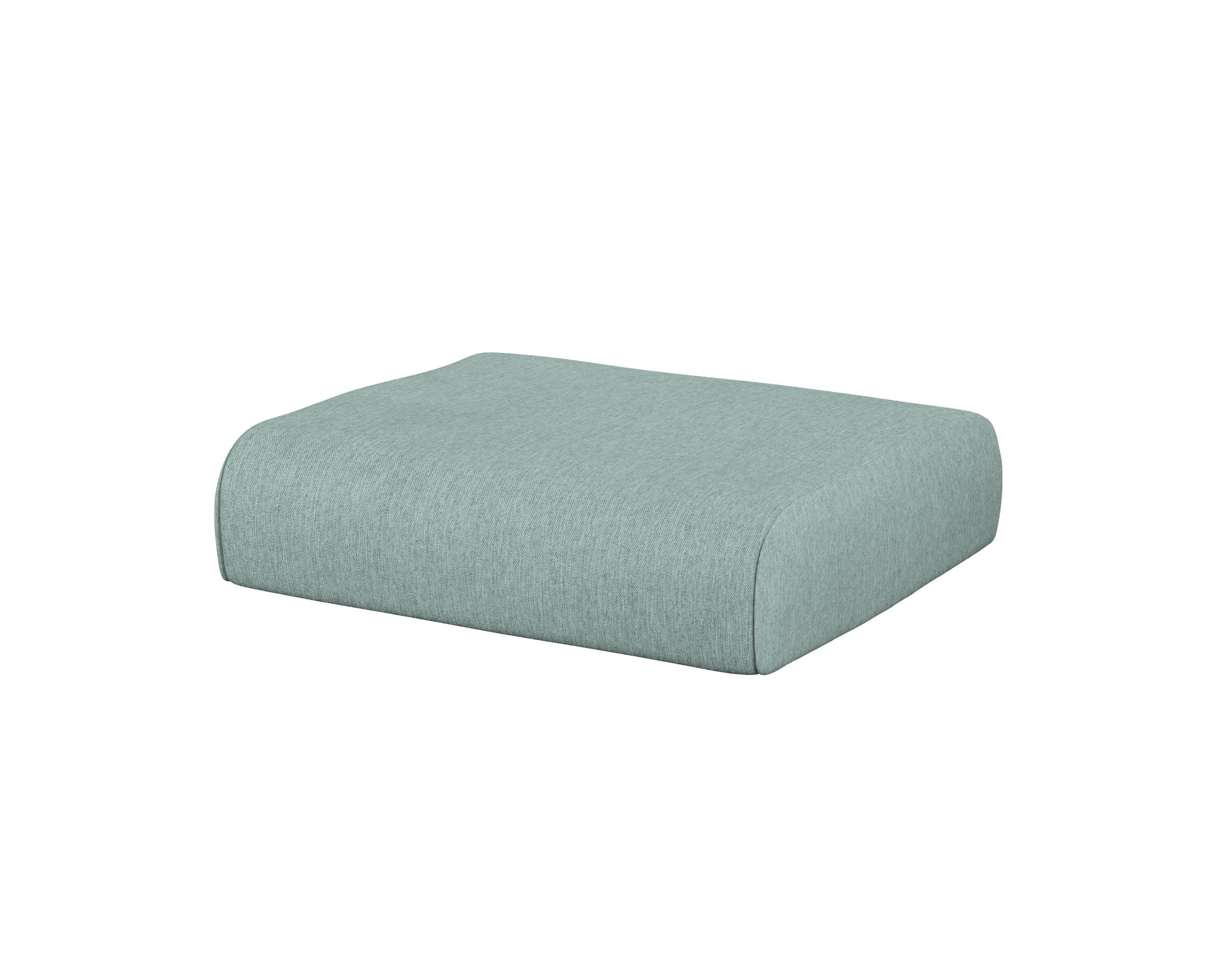 Club Ottoman Cushion in Glacier Spa
