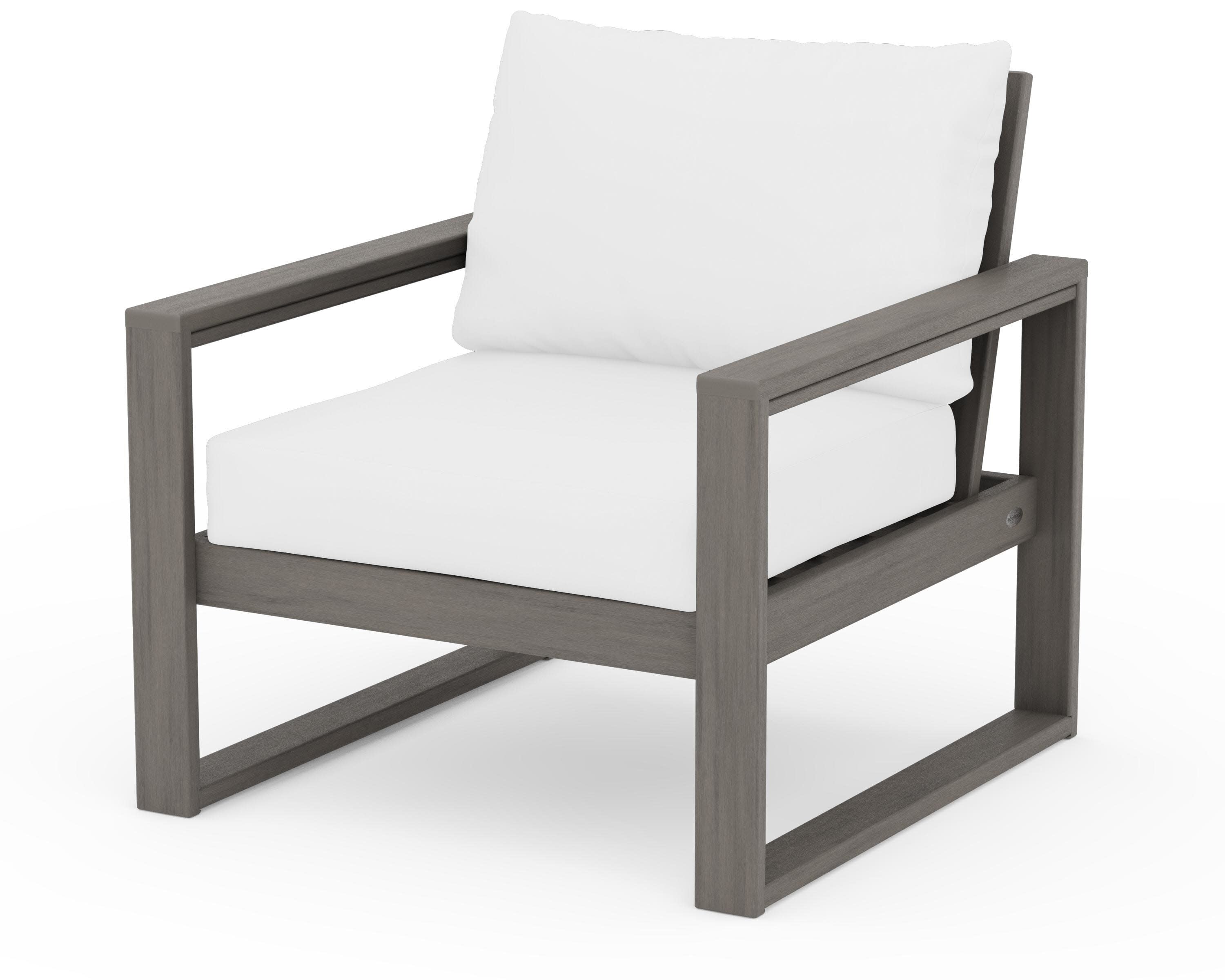 EDGE Club Chair in Driftwood / Natural