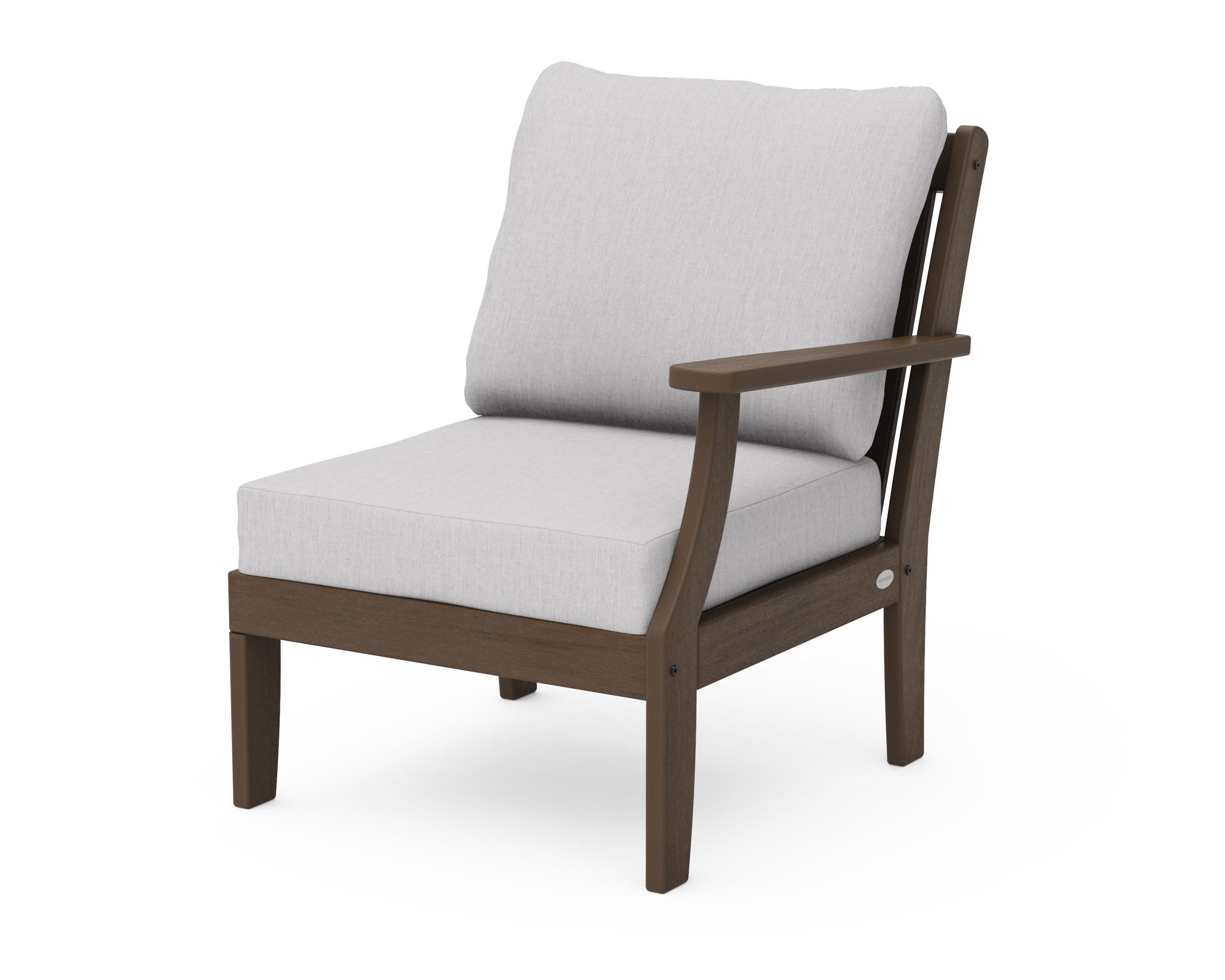 Braxton Modular Right Arm Chair in Kona / Granite
