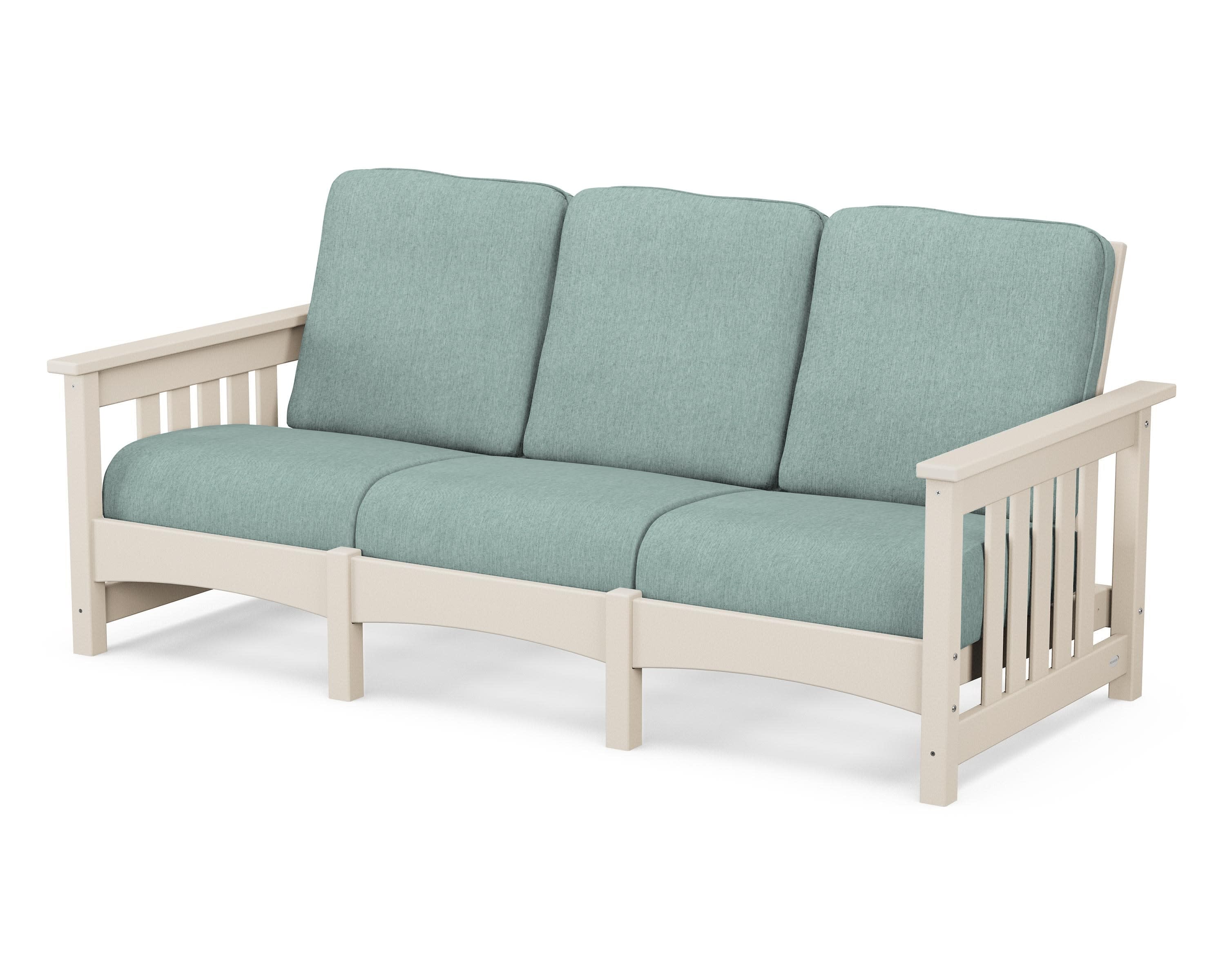 Club Mission Sofa in Sand / Glacier Spa