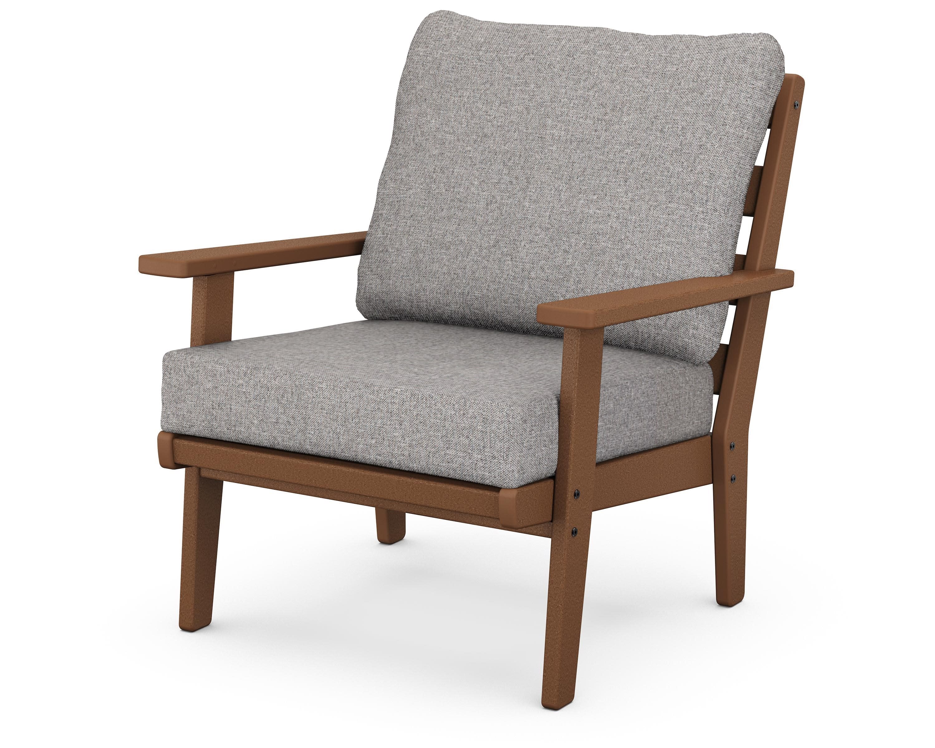 Grant Park Deep Seating Chair in Teak / Grey Mist