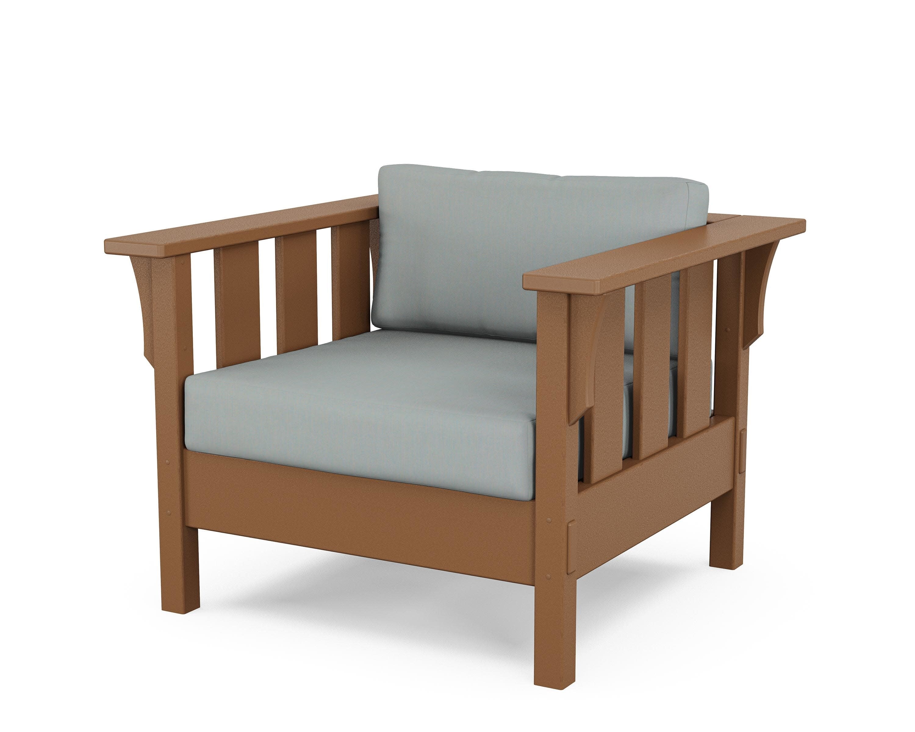 Acadia Deep Seating Chair in Teak / Spa