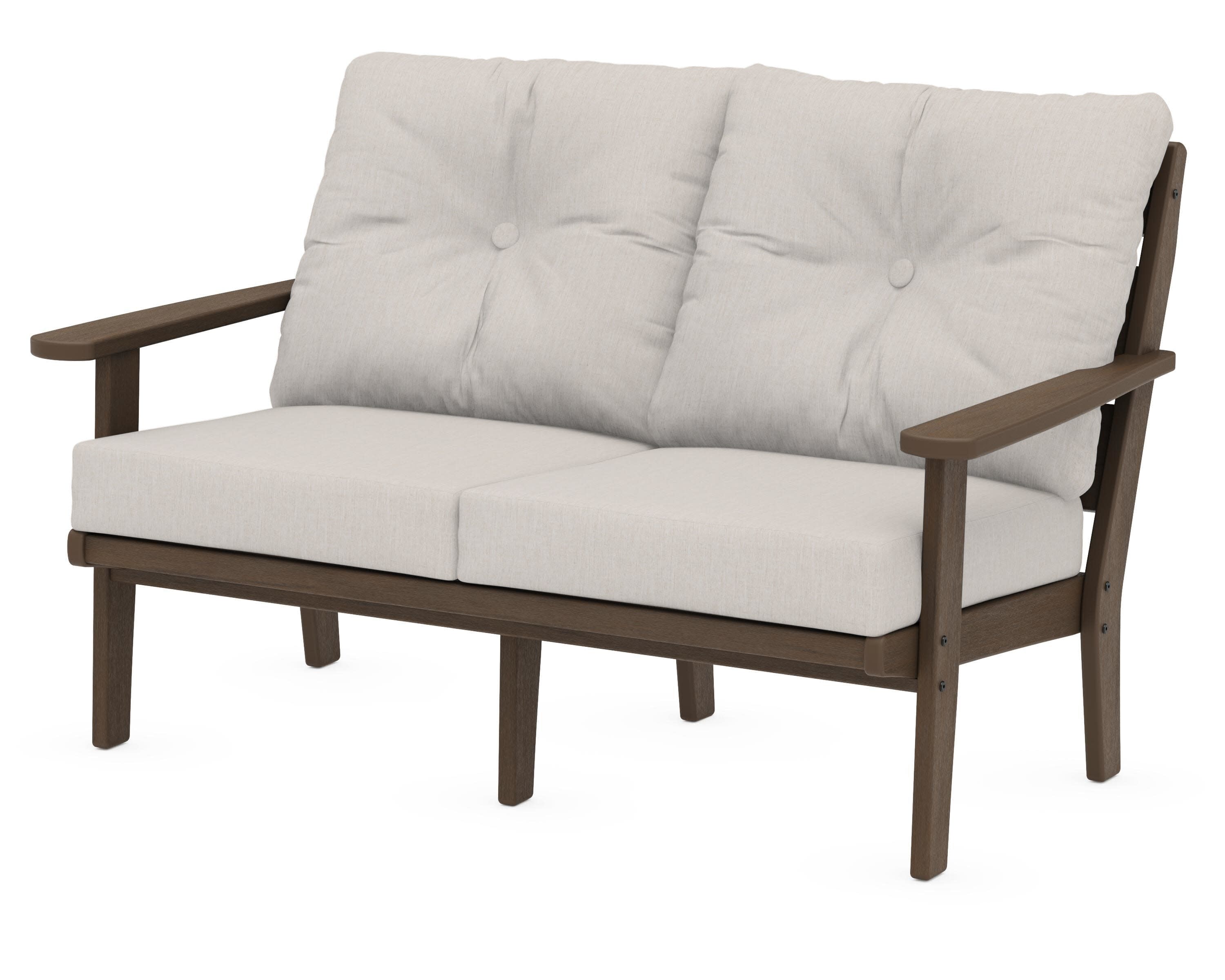 Lakeside Deep Seating Loveseat in Kona / Cast Ash