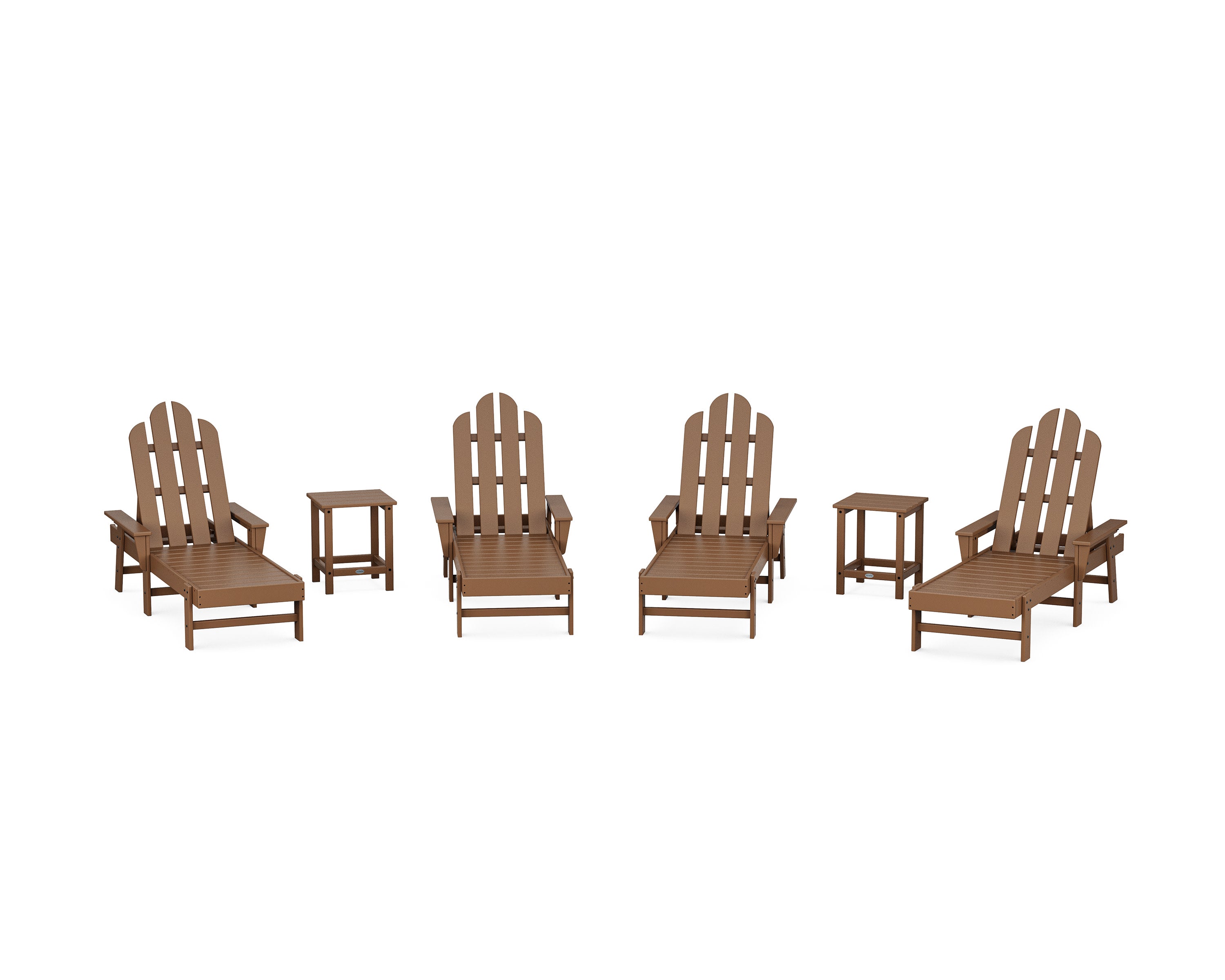 Long Island Chaise 6-Piece Set in Teak
