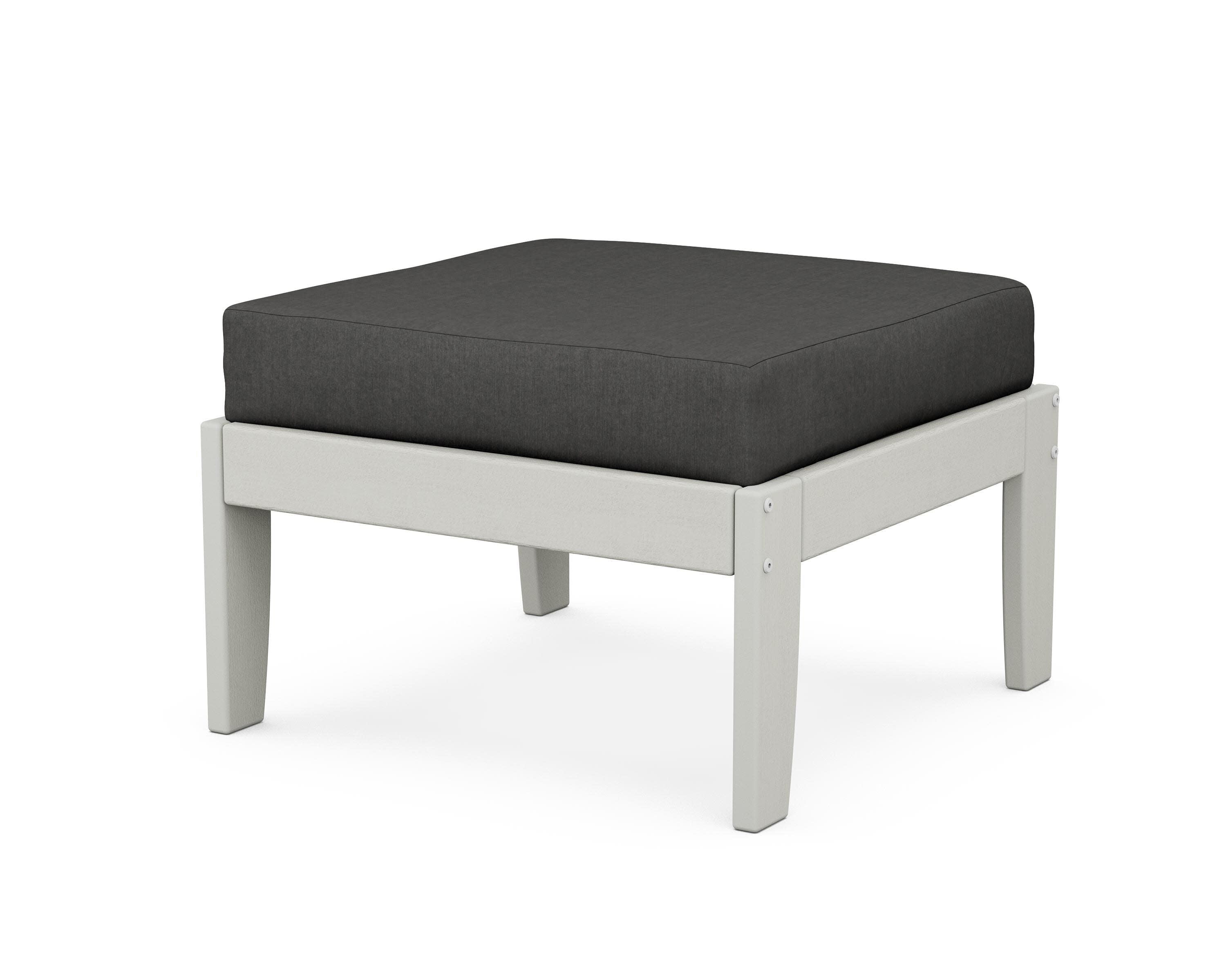 Modular Ottoman - Classic in Vintage White / Spectrum Carbon