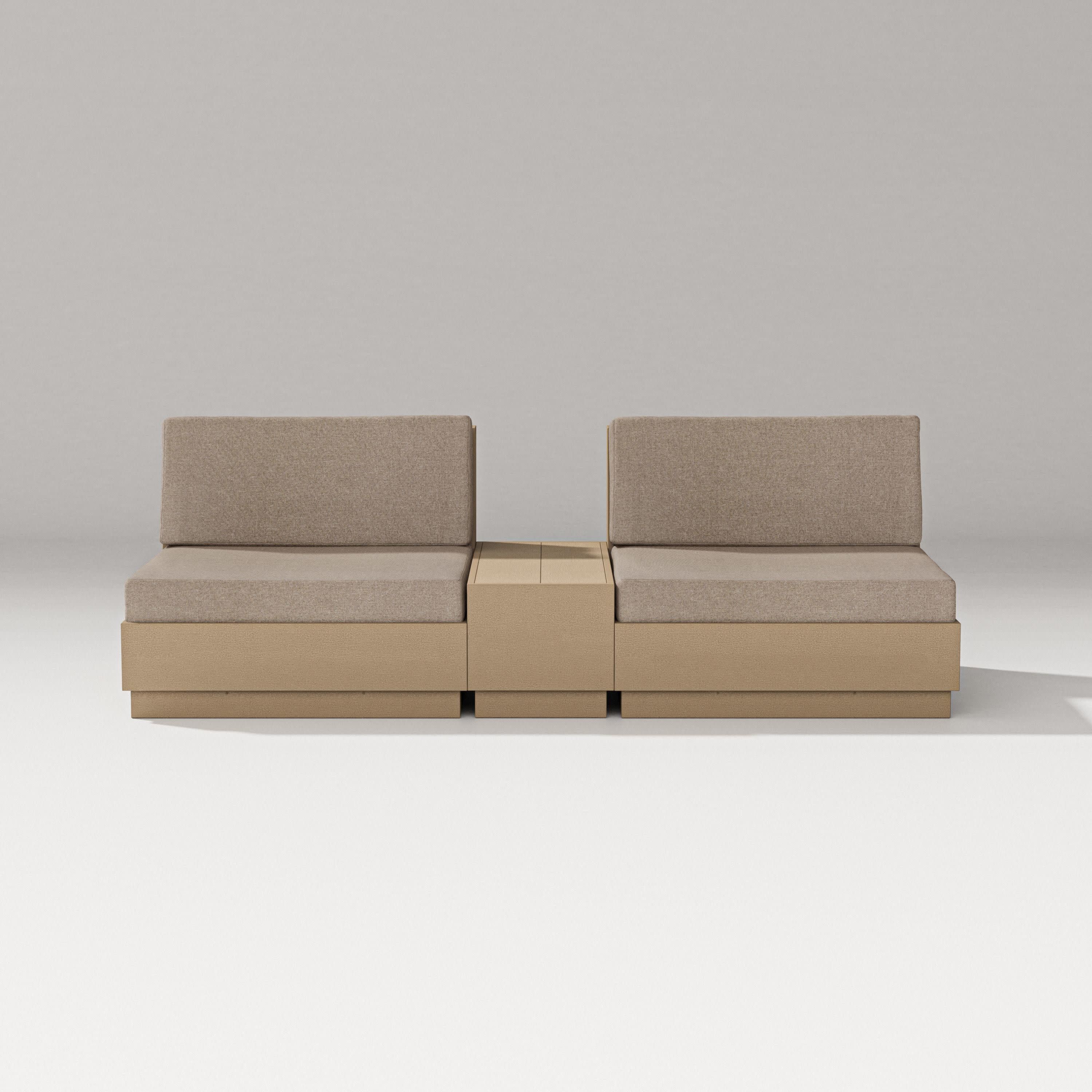 Elevate Lounge Chair Set in Vintage Sahara / Spiced Burlap