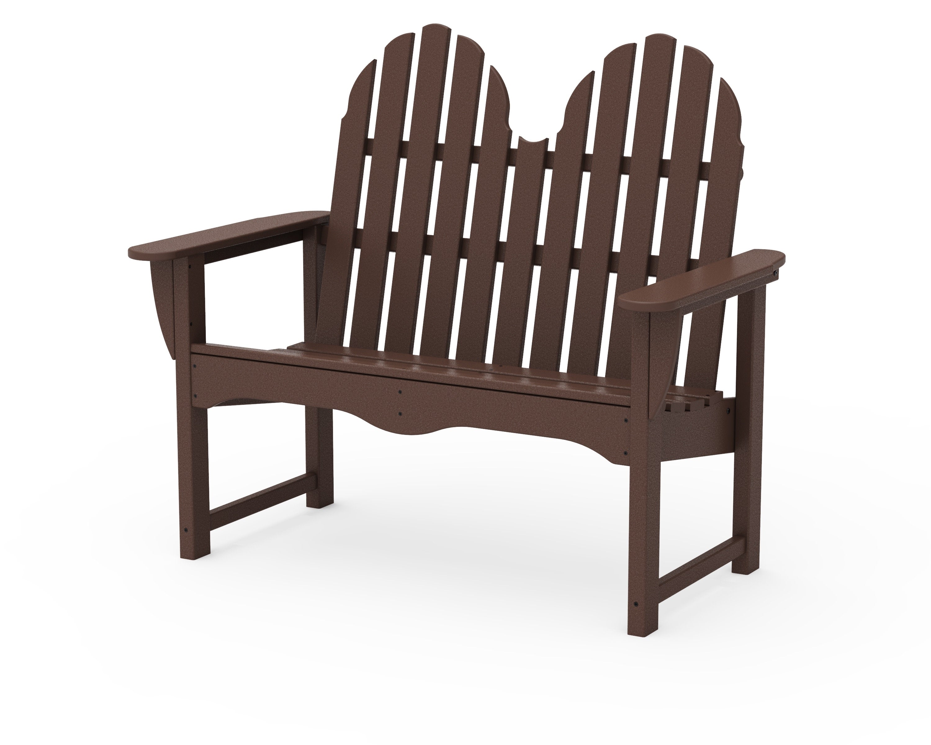 Classic Adirondack 48" Bench in Mahogany