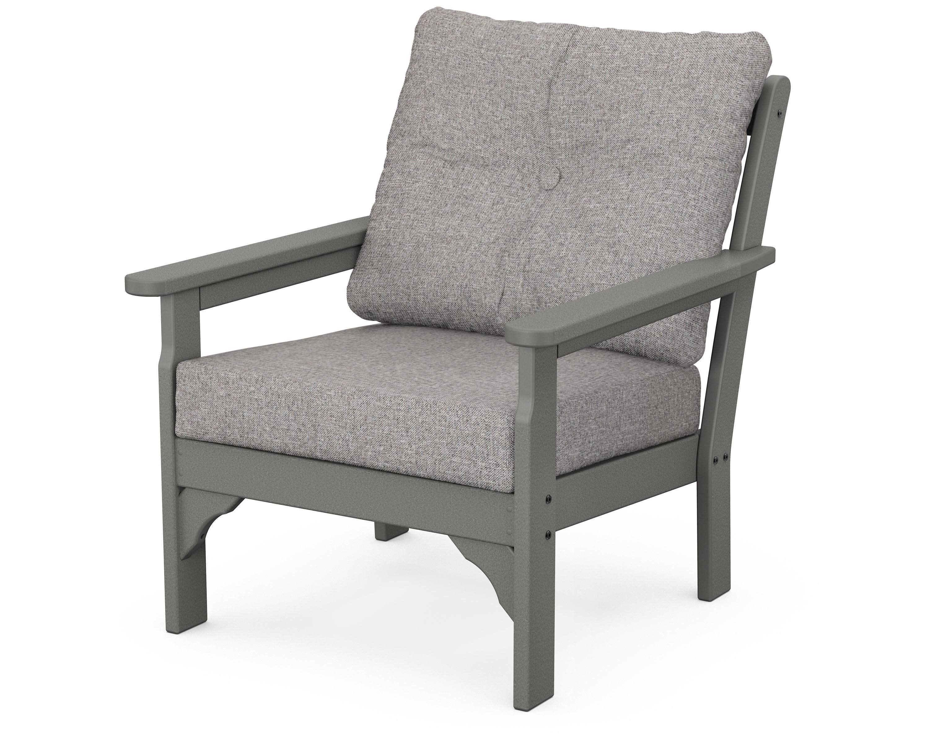 Vineyard Deep Seating Chair in Slate Grey / Grey Mist