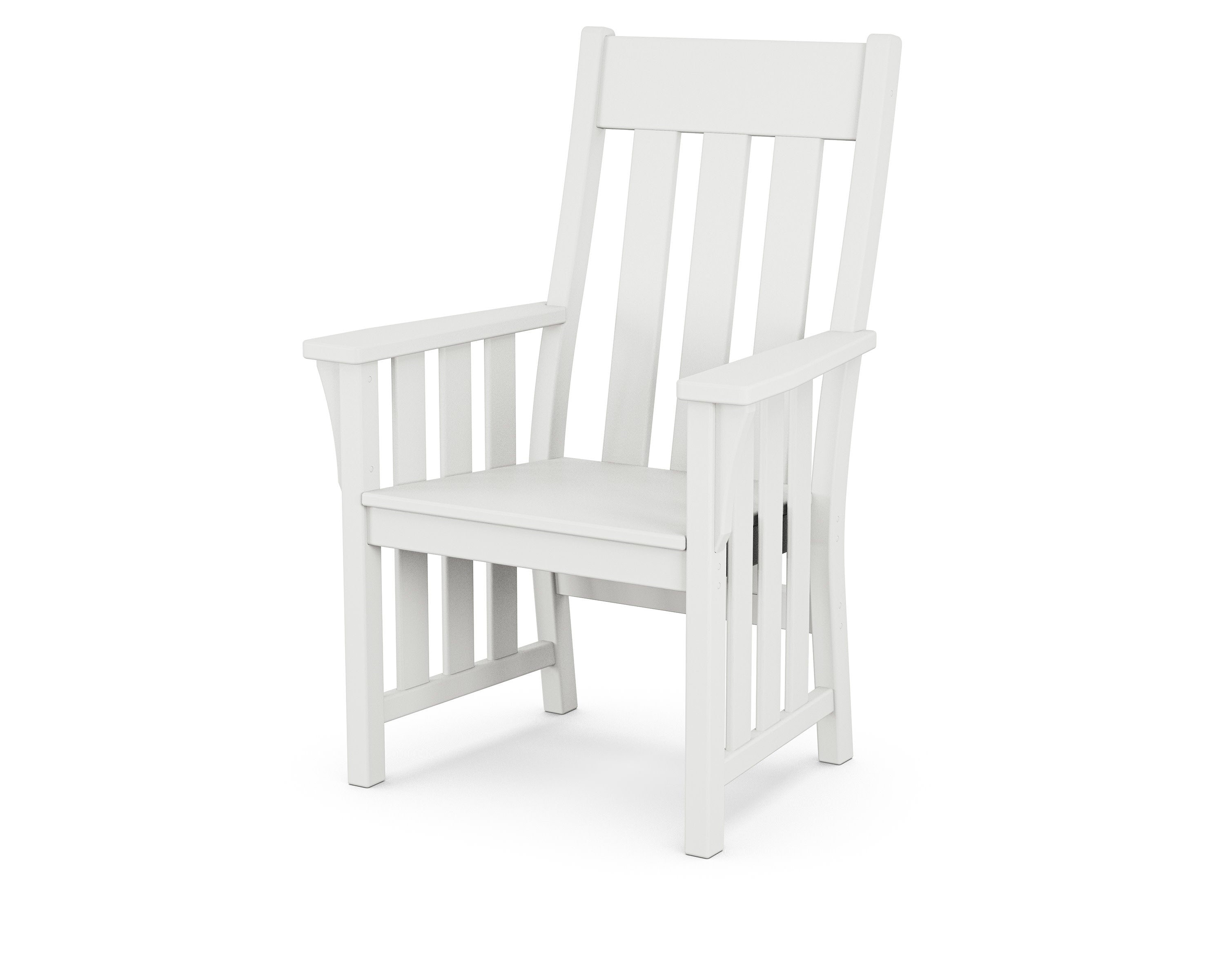 Acadia Dining Arm Chair in White