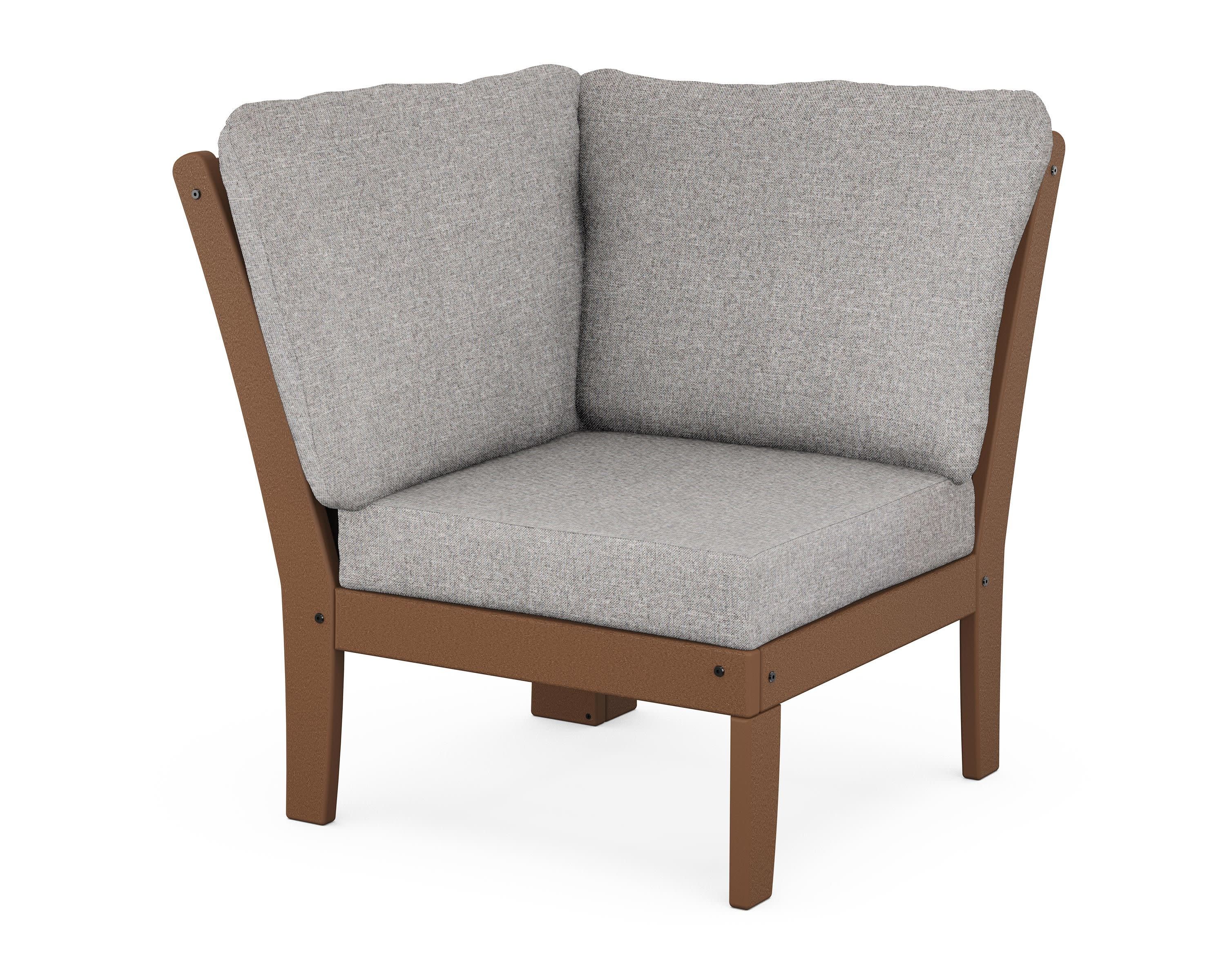 Braxton Modular Corner Chair in Teak / Grey Mist