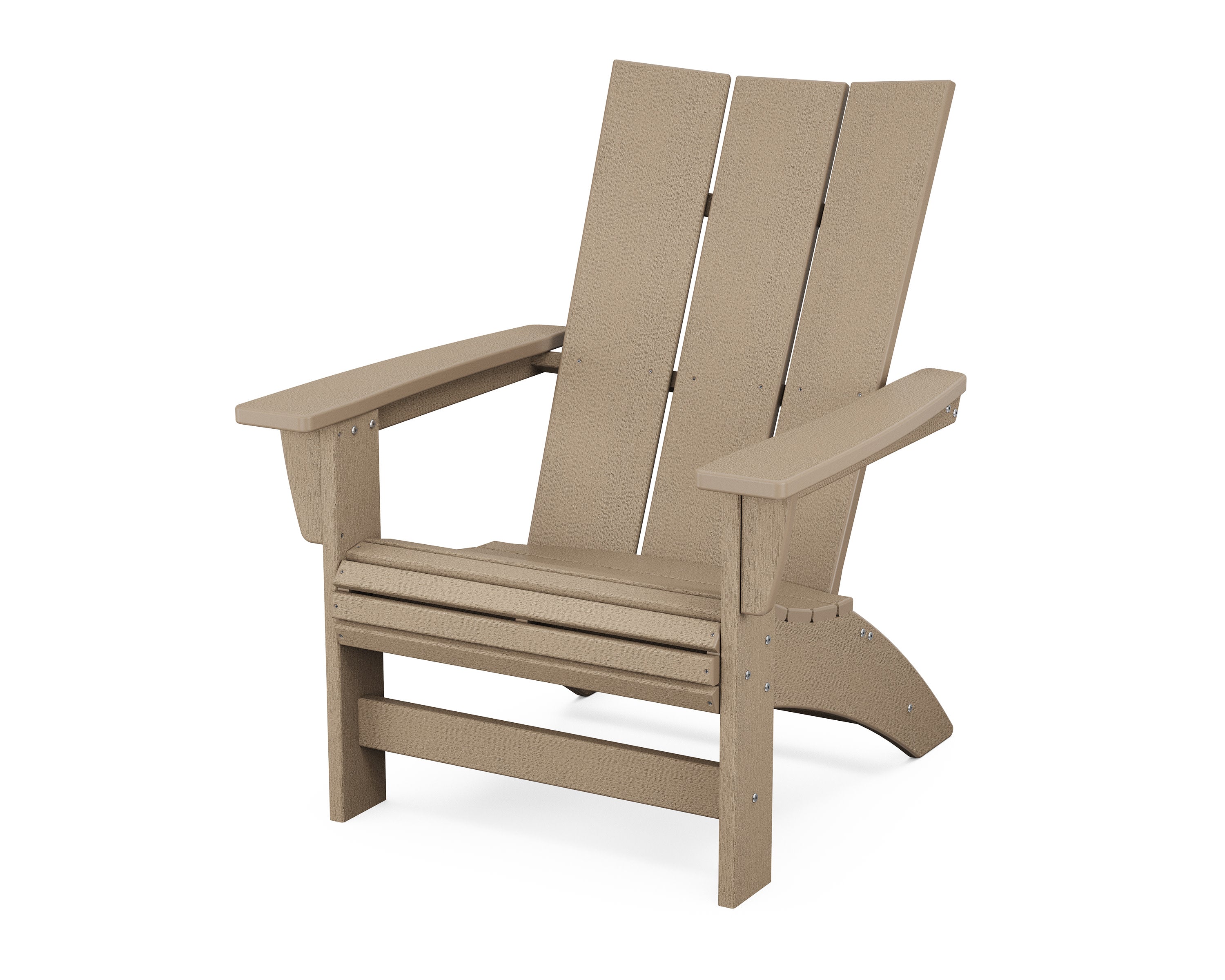 Modern Grand Adirondack Chair in Vintage Sahara