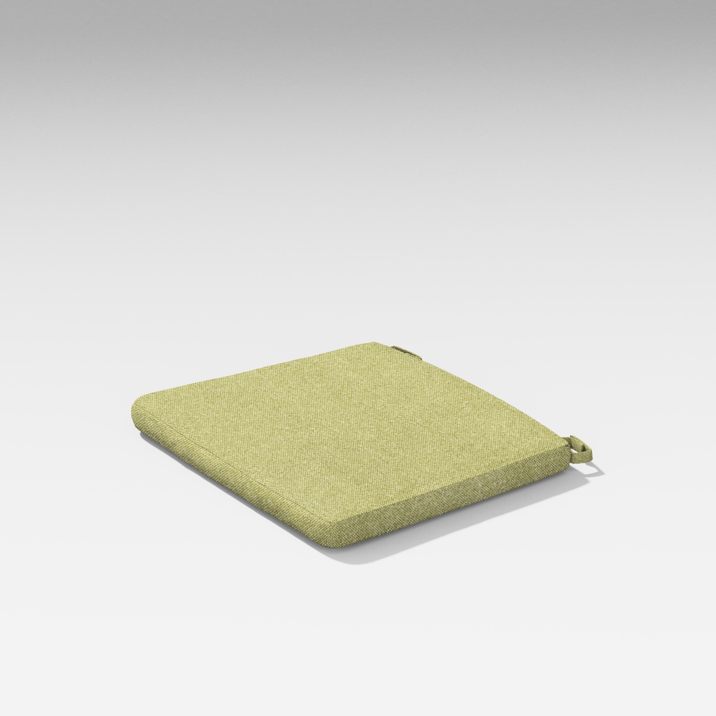 Latitude Dining Chair Cushion in Chartreuse Boucle