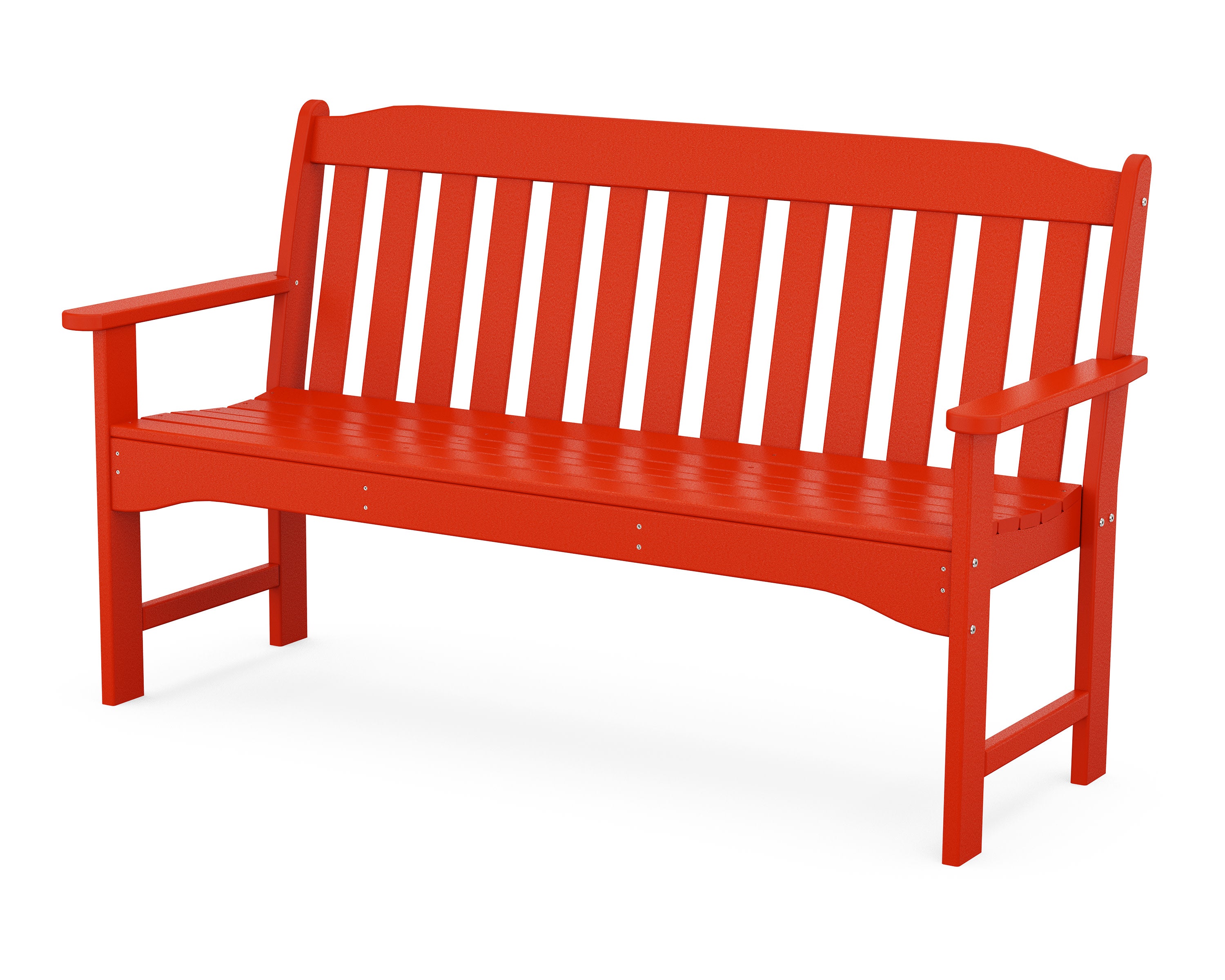 Cottage 60" Bench in Sunset Red