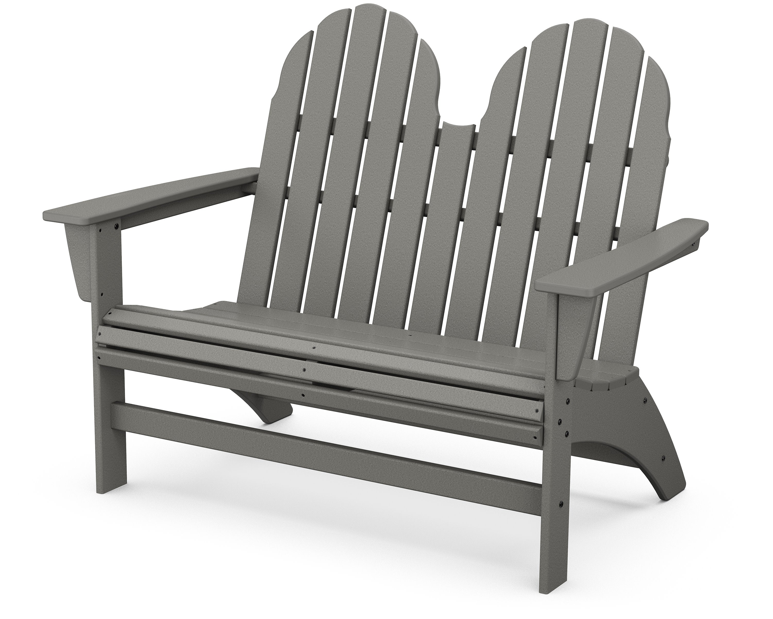 Vineyard 48" Adirondack Bench in Slate Grey