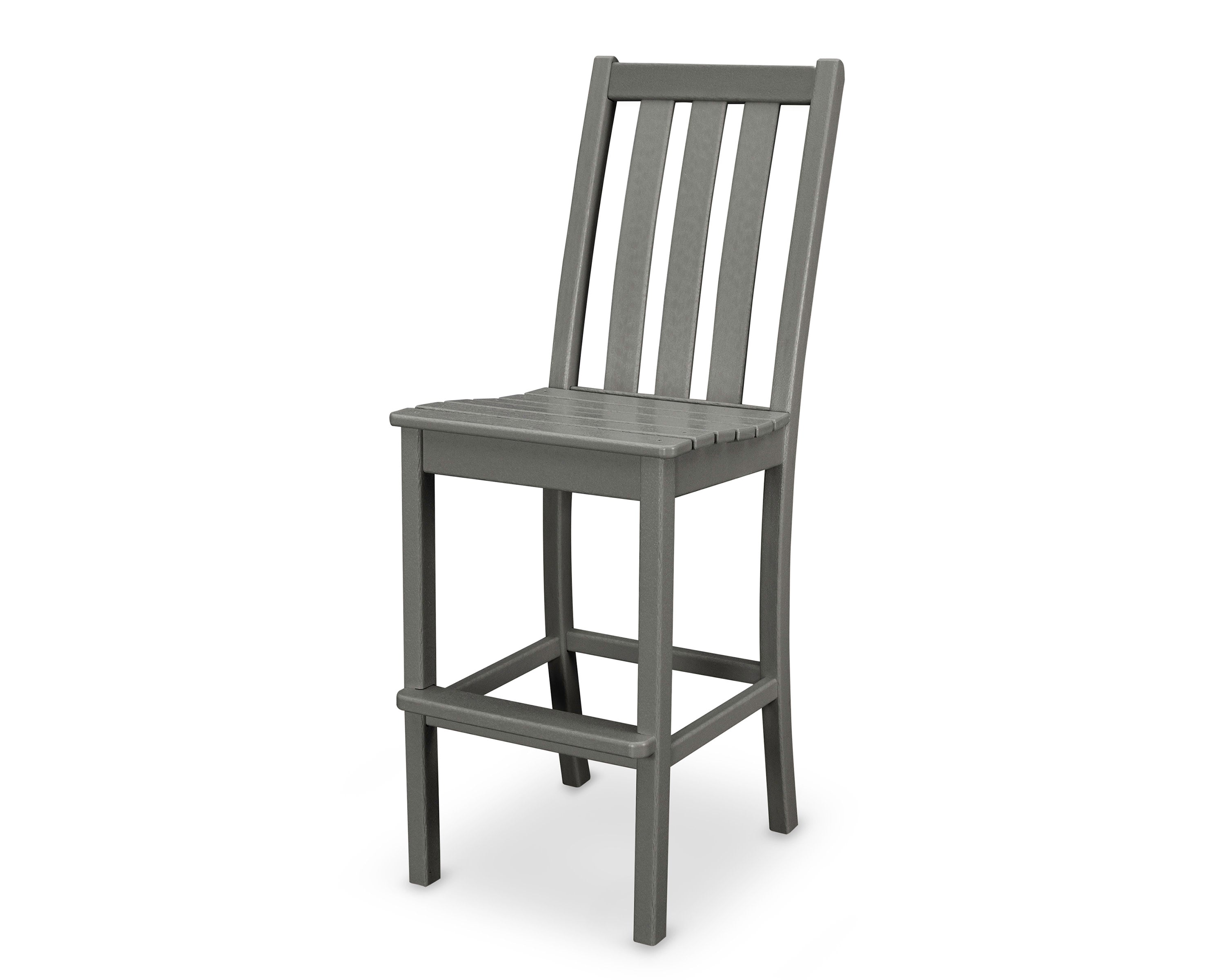 Vineyard Bar Side Chair in Slate Grey