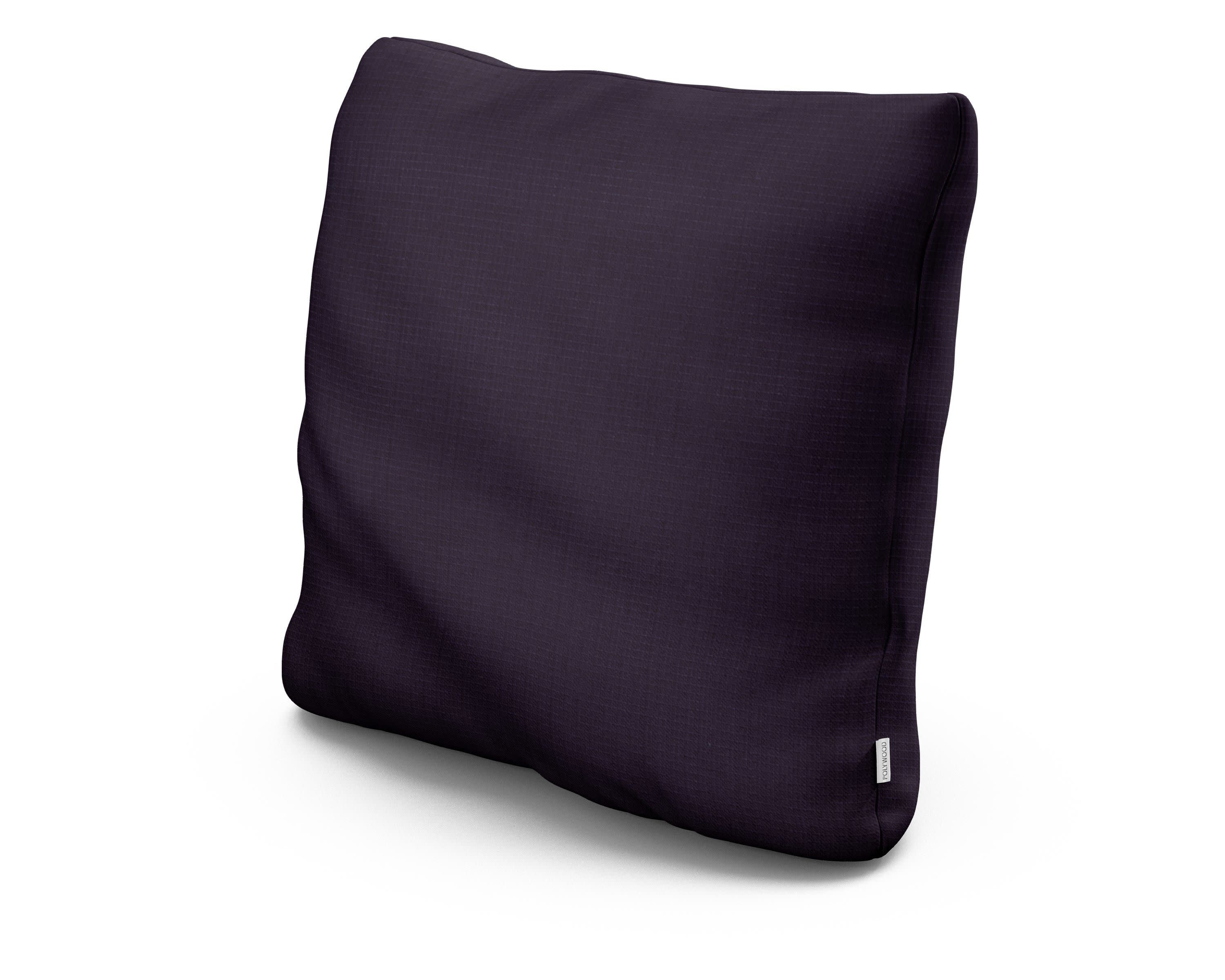 20" Outdoor Throw Pillow in Navy Linen