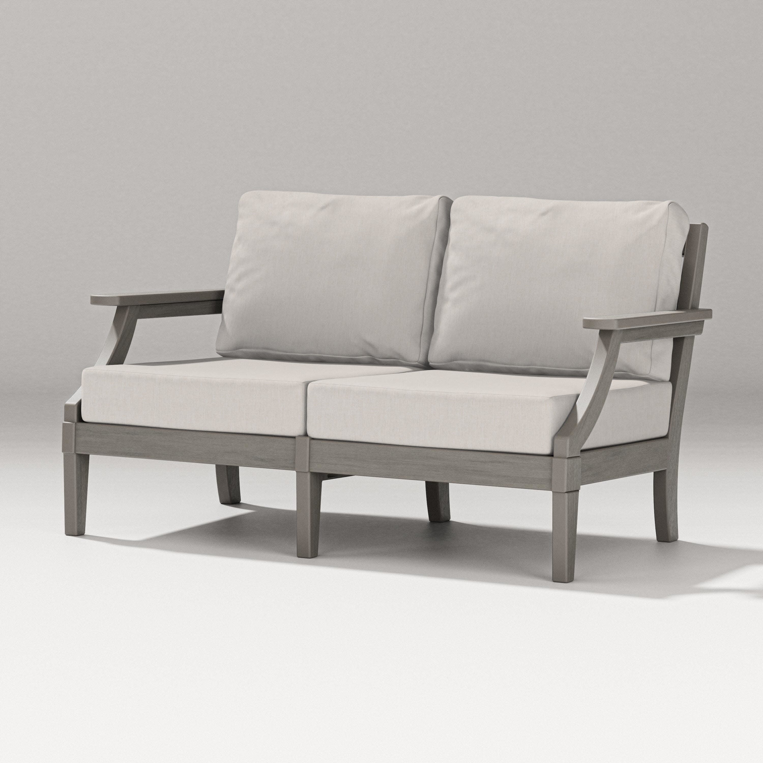 Estate Loveseat in Driftwood / Cast Ash