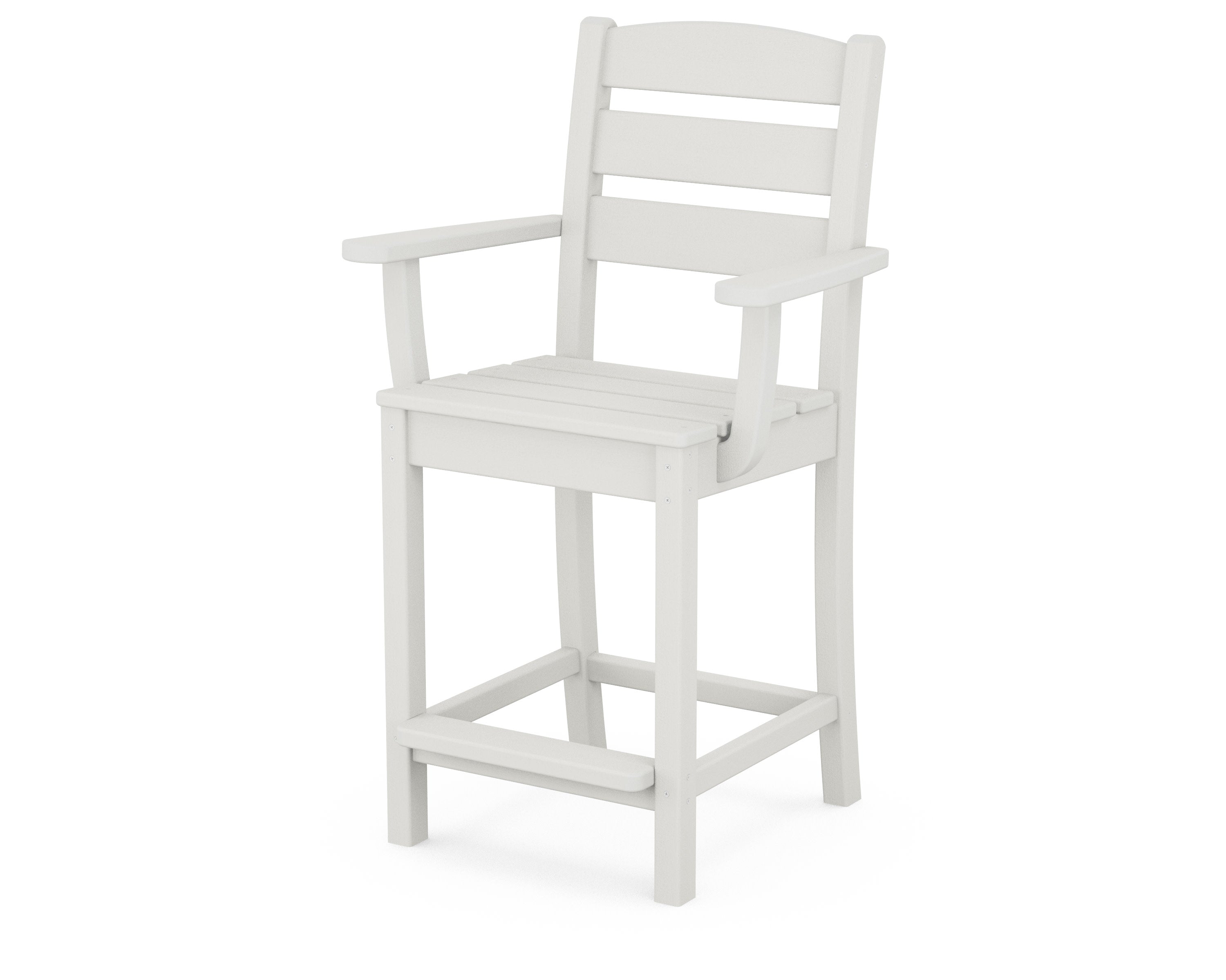 Lakeside Counter Arm Chair in Vintage White