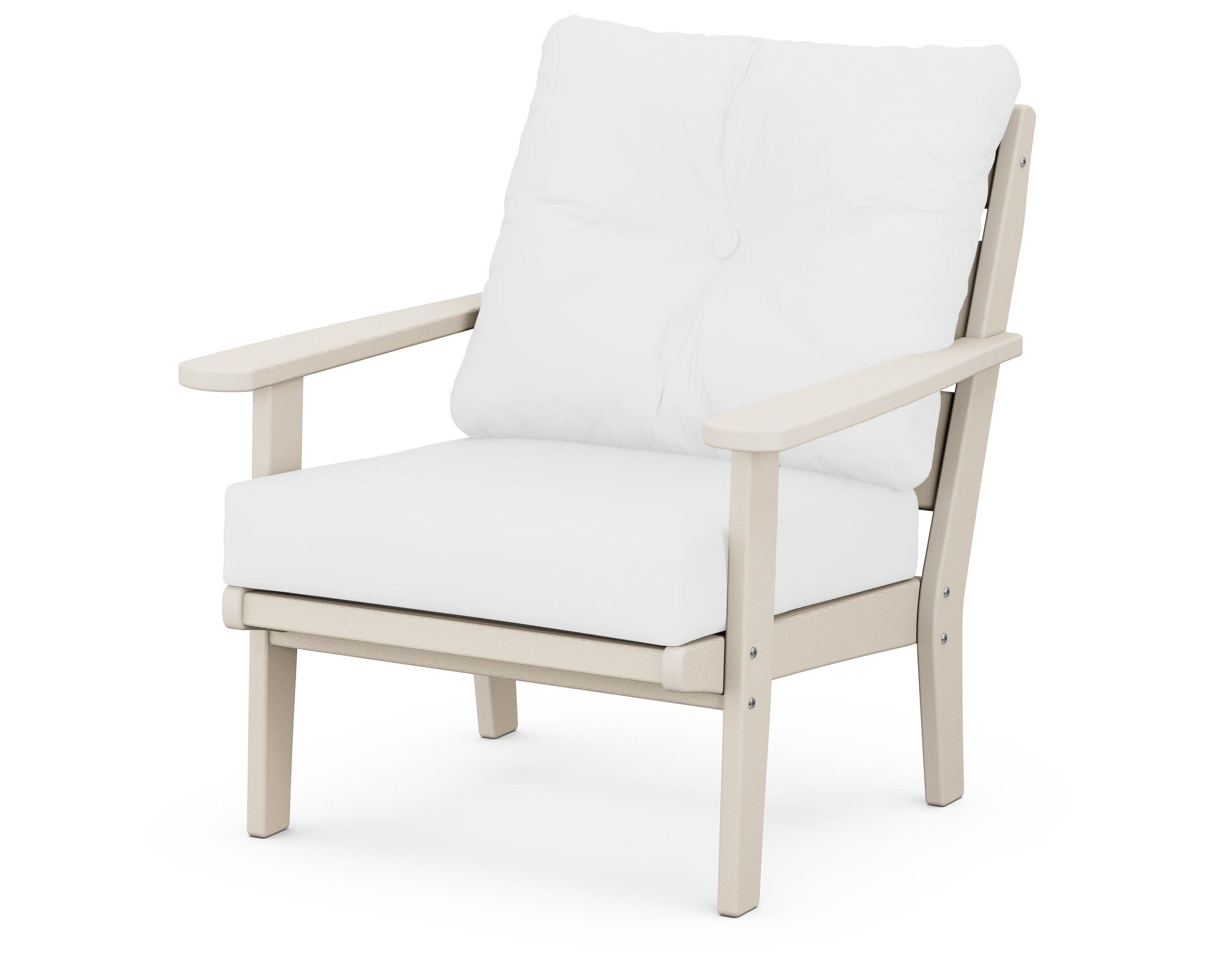 Lakeside Deep Seating Chair in Sand / Natural