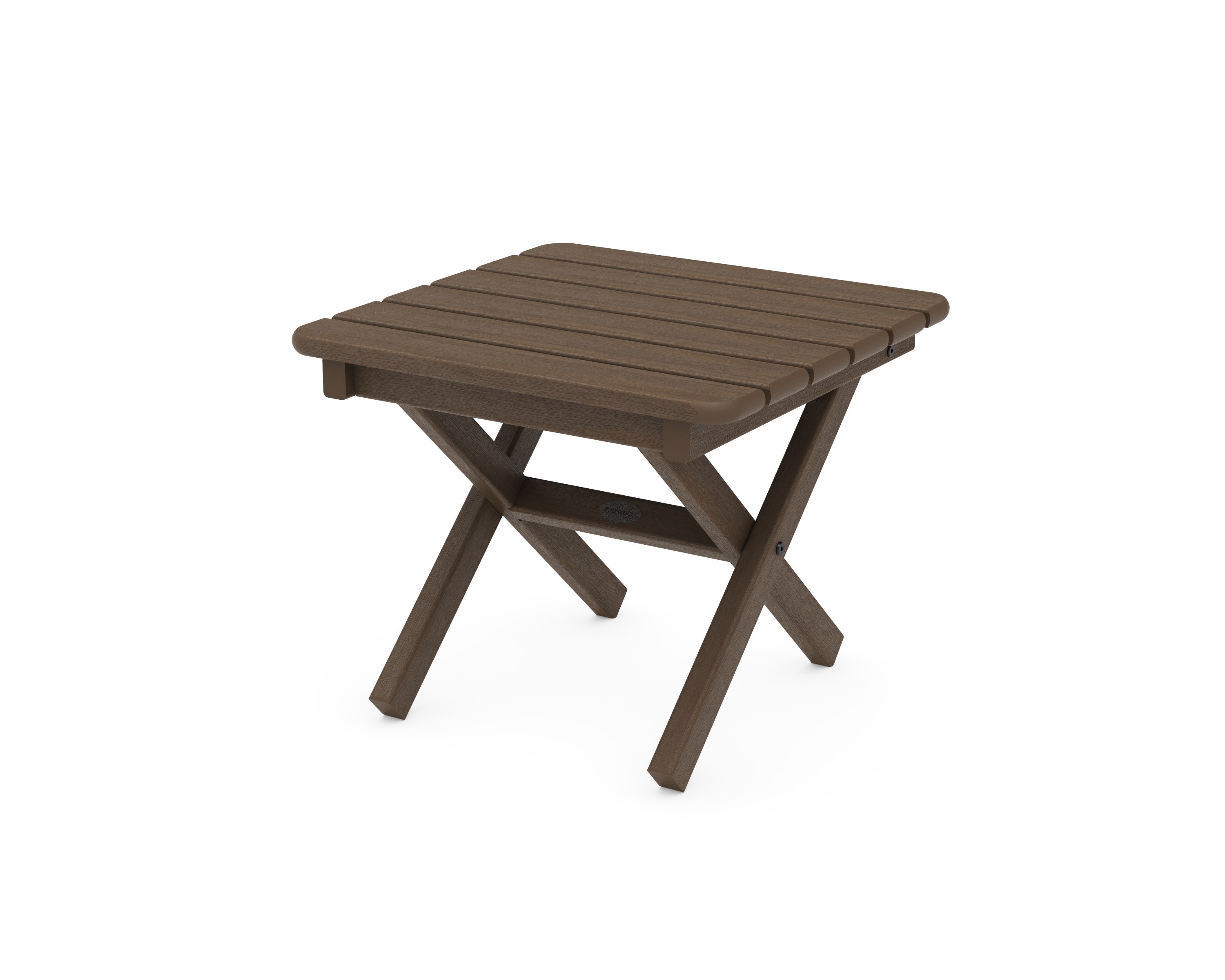Square 18" Folding Side Table in Kona