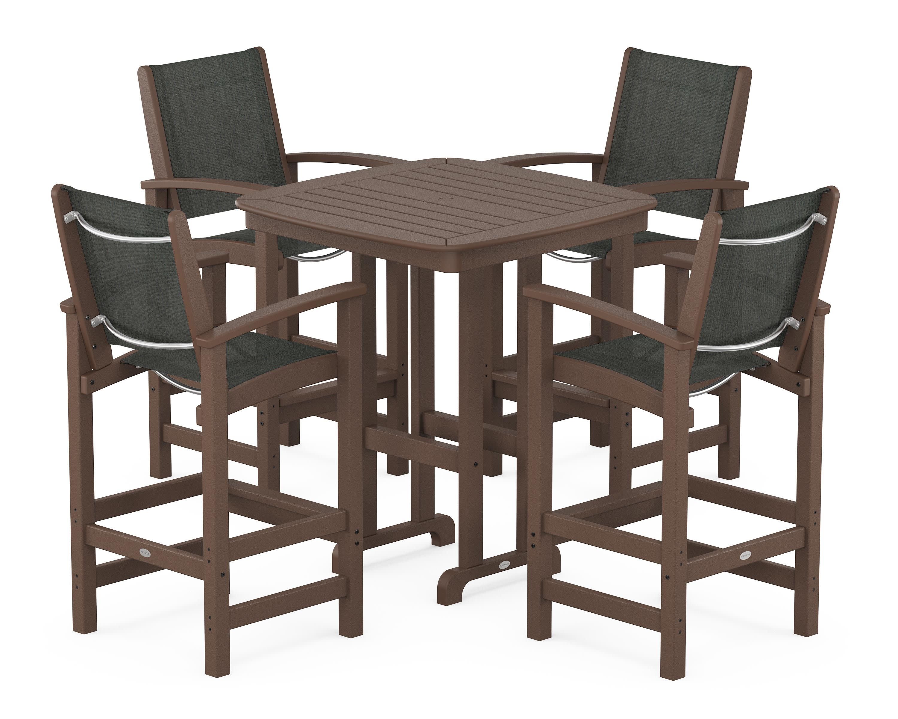 Coastal 5-Piece Bar Set in Mahogany / Ember Sling