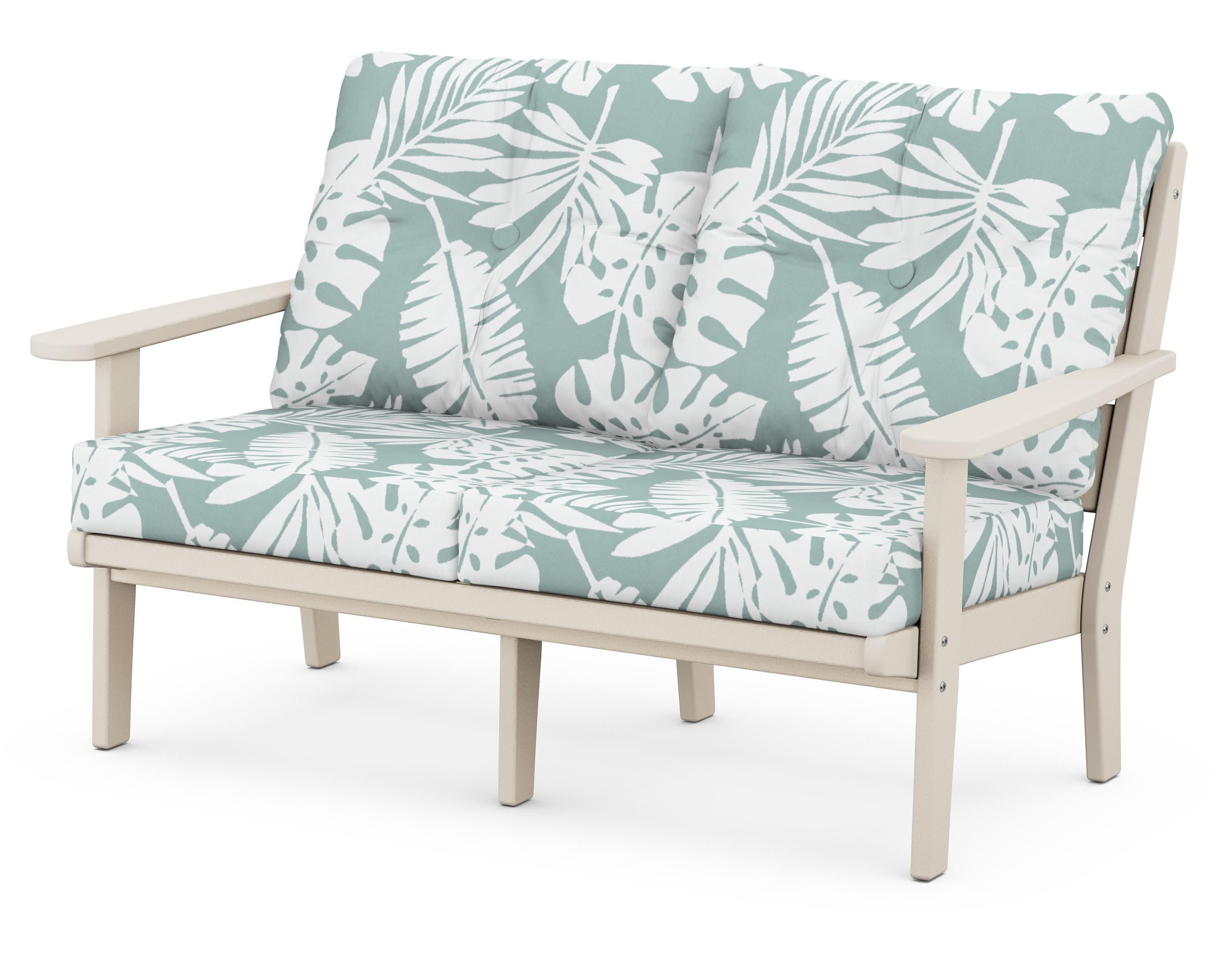 Lakeside Deep Seating Loveseat in Sand / Leaf Glacier Spa