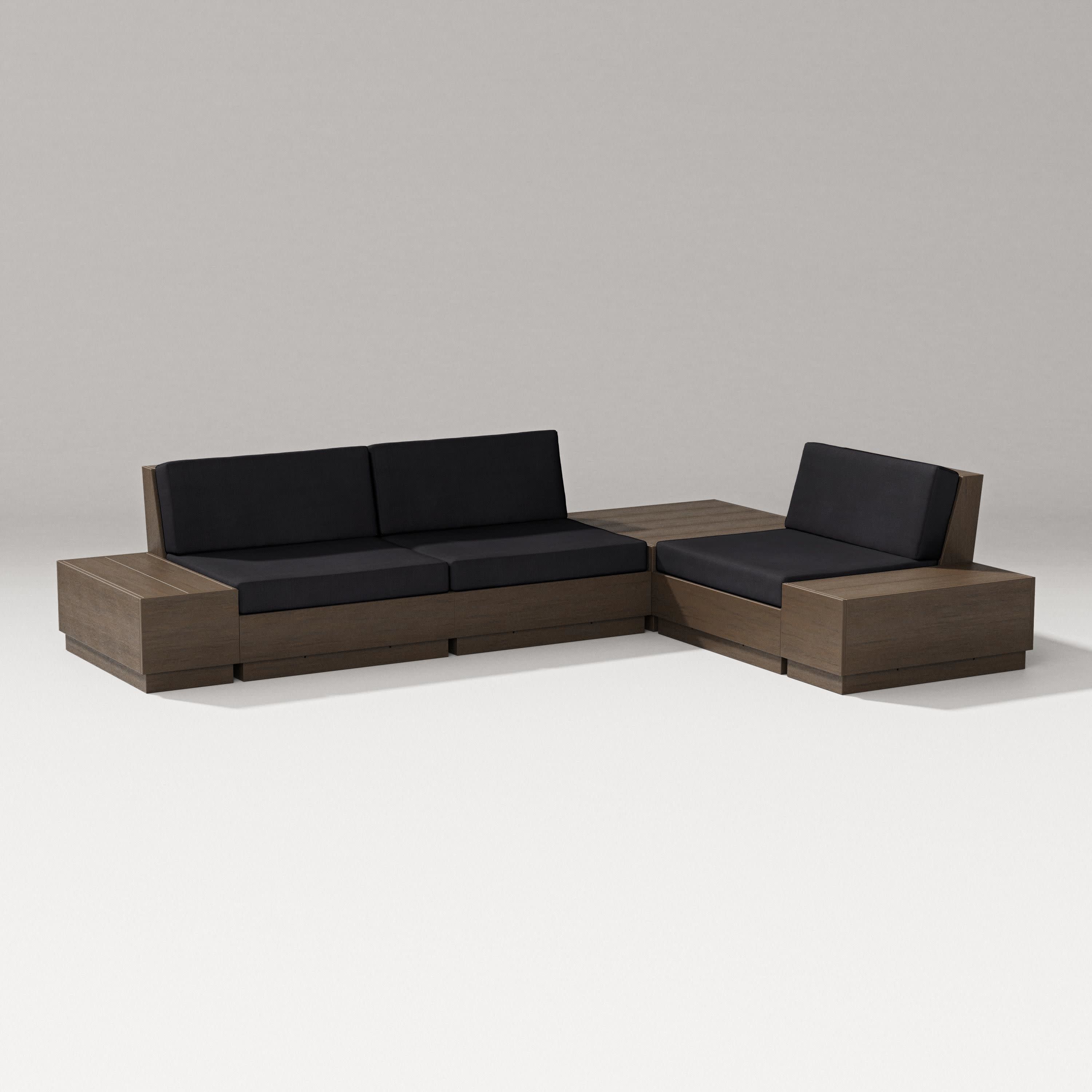 Elevate 6-Piece Corner Sectional in Kona / Midnight Linen