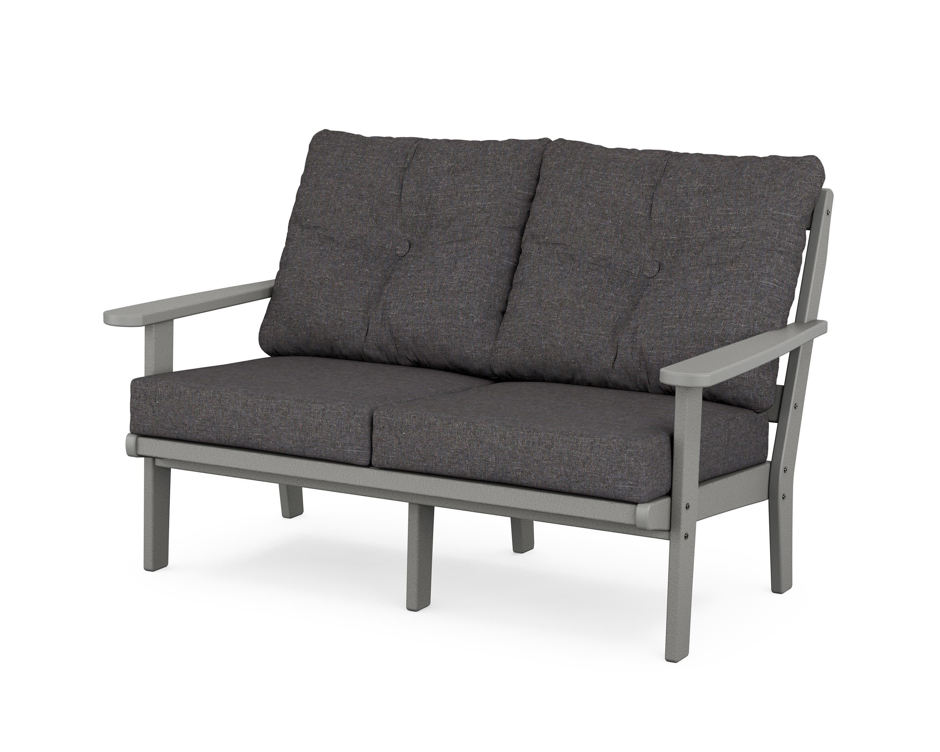Mission Deep SeatingLoveseat in Slate Grey / Ash Charcoal