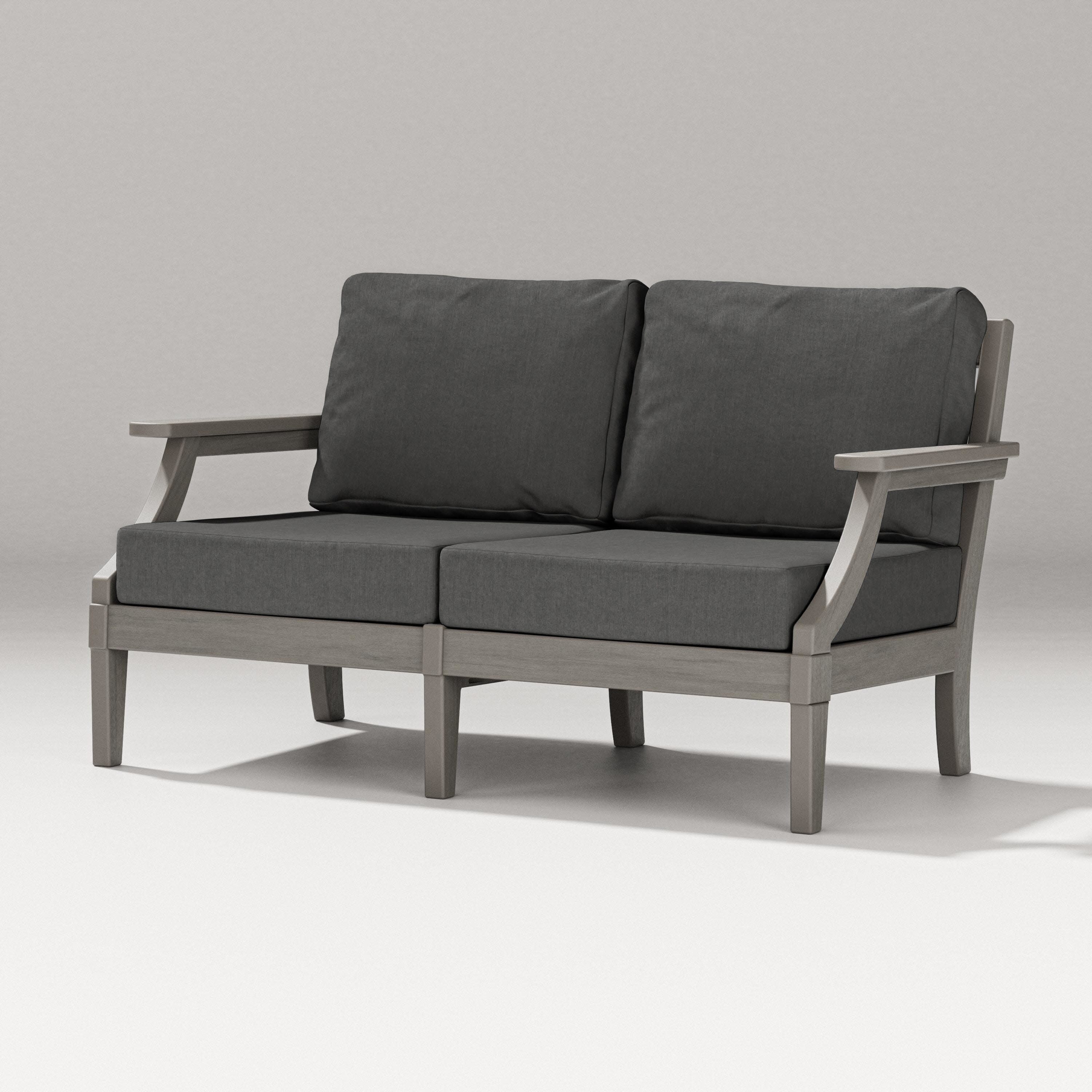 Estate Loveseat in Driftwood / Spectrum Carbon