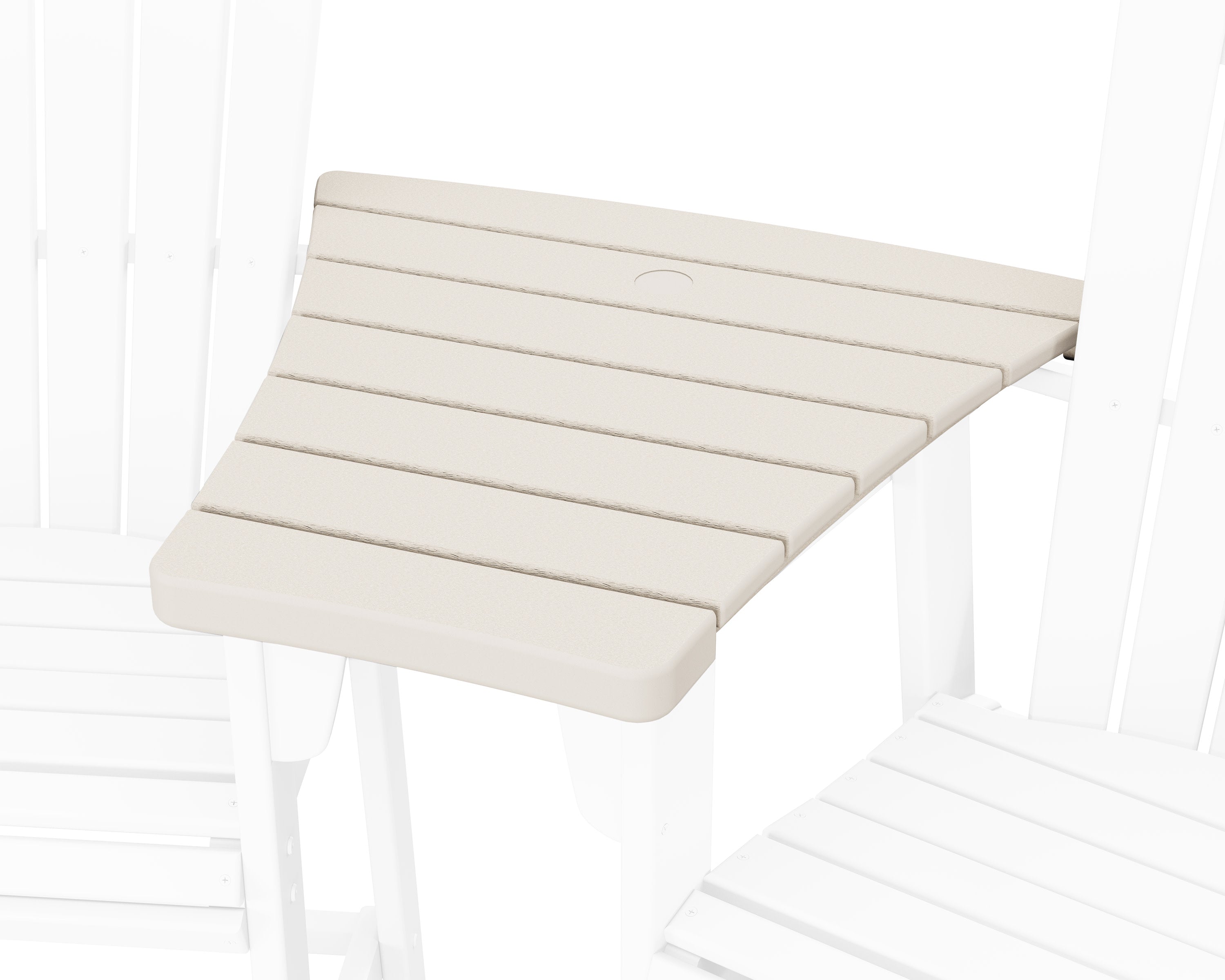 600 Series Angled Adirondack Dining Connecting Table in Sand