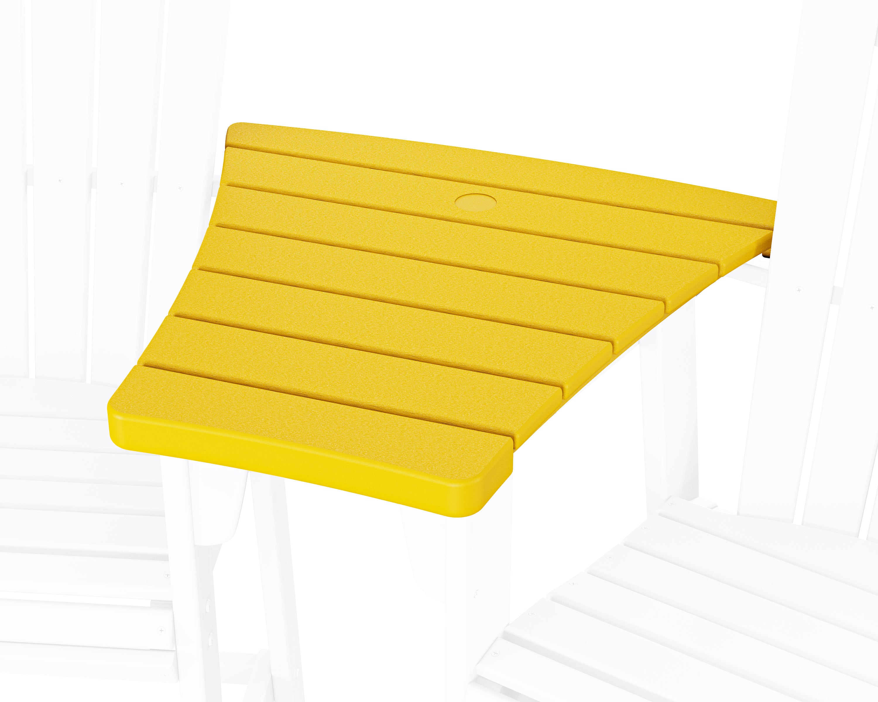 600 Series Angled Adirondack Dining Connecting Table in Lemon