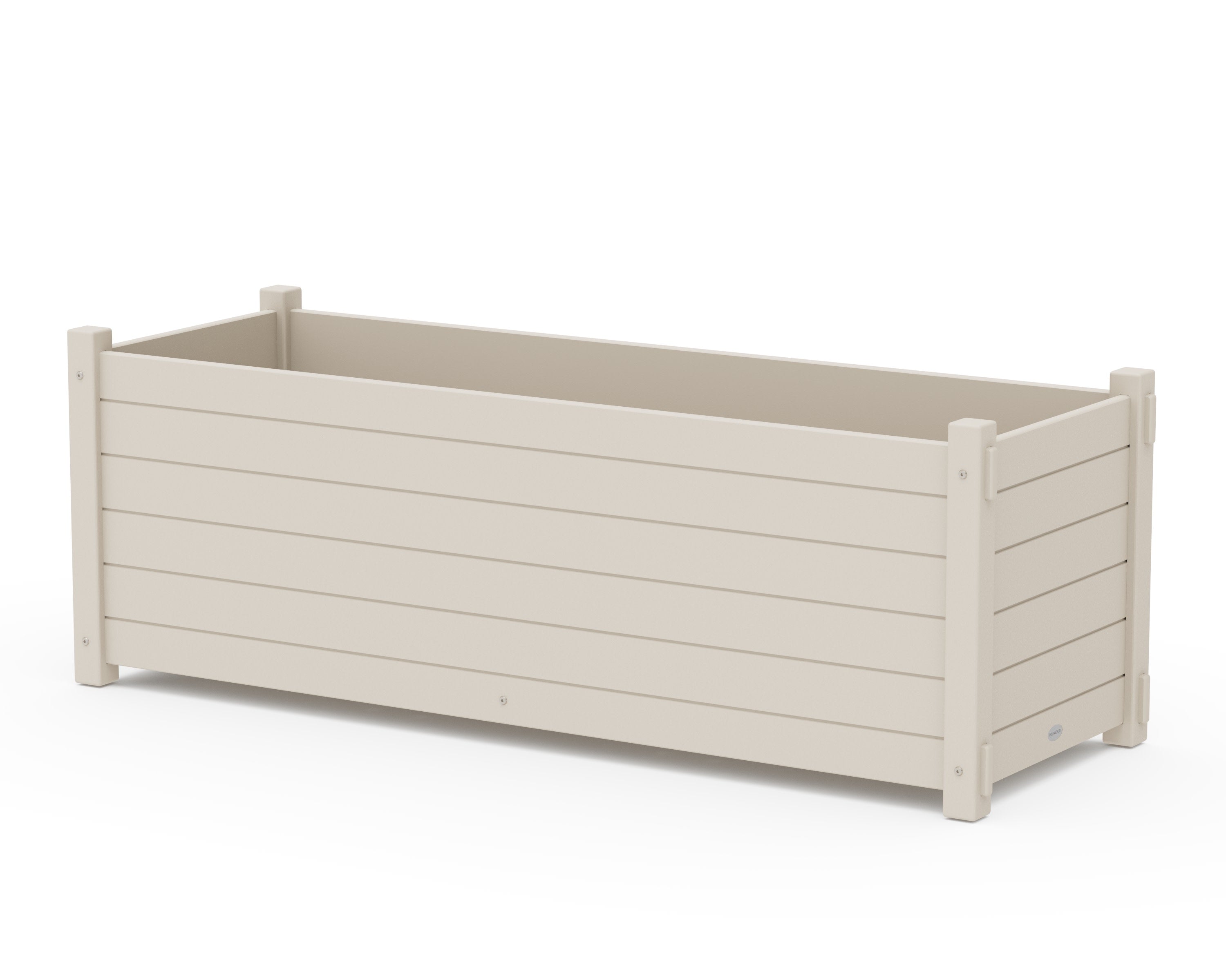 Nautical Large Rectangle Triple Planter Box in Sand